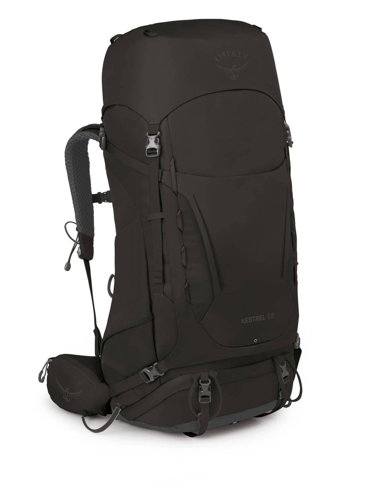 Sac à dos de trekking - Kestrel 58 Black en Nylon - Taille L/XL - Noir