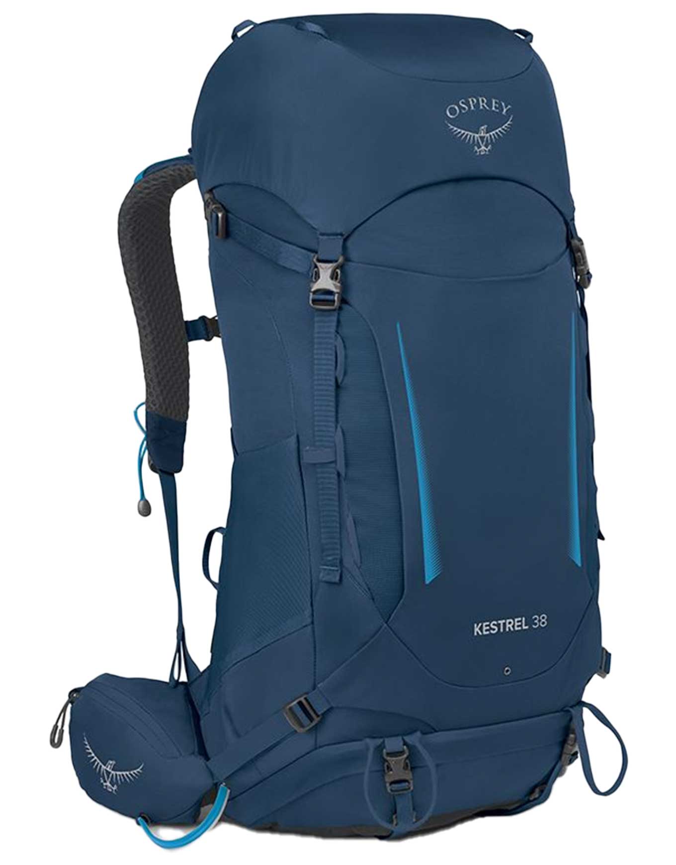 Sac à dos de trekking et randonnée - Kestrel 38 Atlas Blue en Nylon - Taille S/M - Bleu