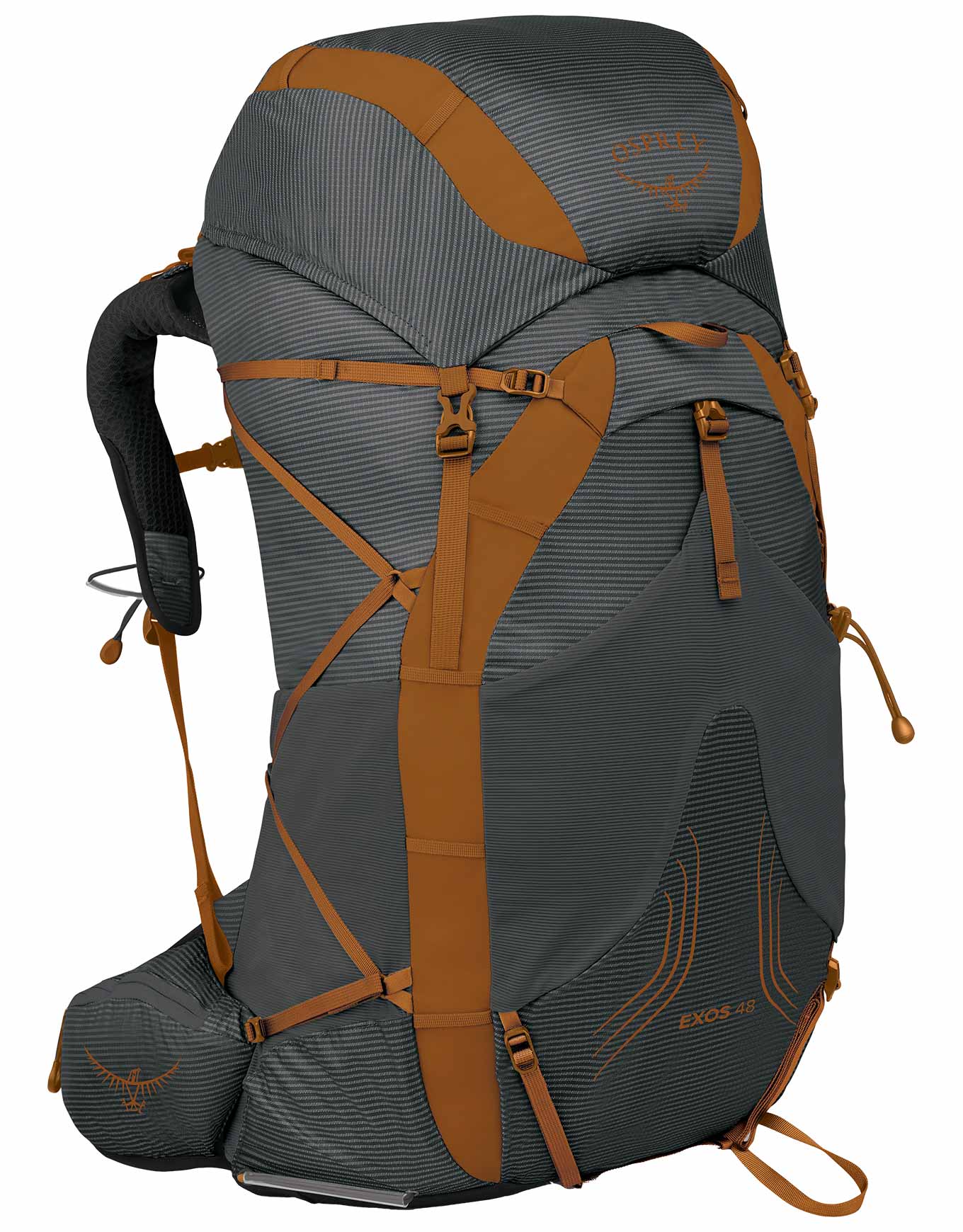 Sac à dos de trekking - Exos 48 Dark Charcoal Grey - Taille L/XL - Gris