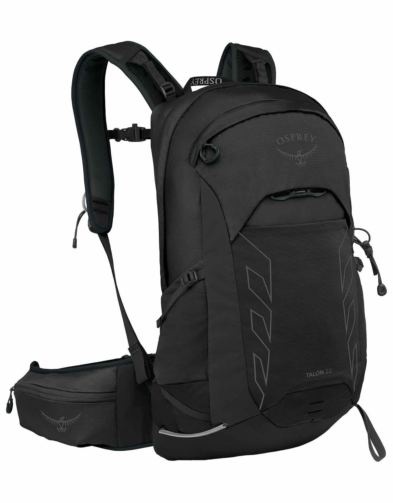 Sac à dos de randonnée/multisports - Talon 22 Black/Coal Grey - Noir