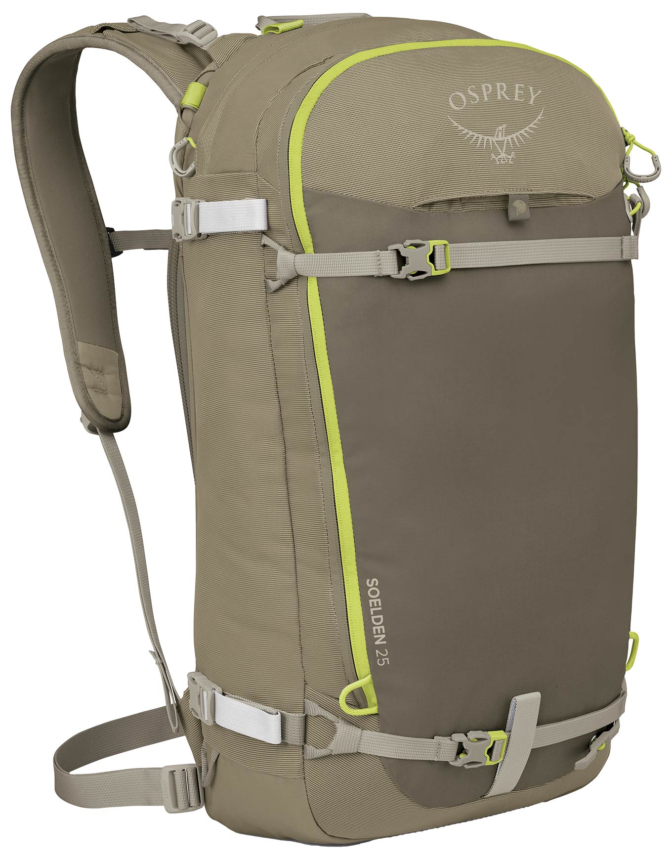 Sac à dos de ski freeride - Soelden 25 Olive Tan/Earl Grey - Gris