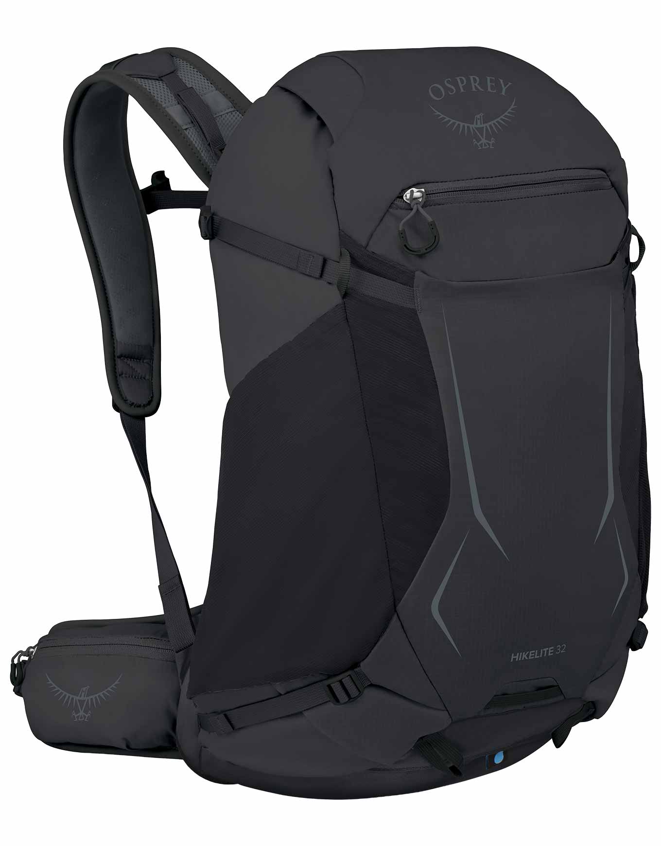Sac de randonnée journée - Hikelite 32 Raven Black en Nylon - Noir
