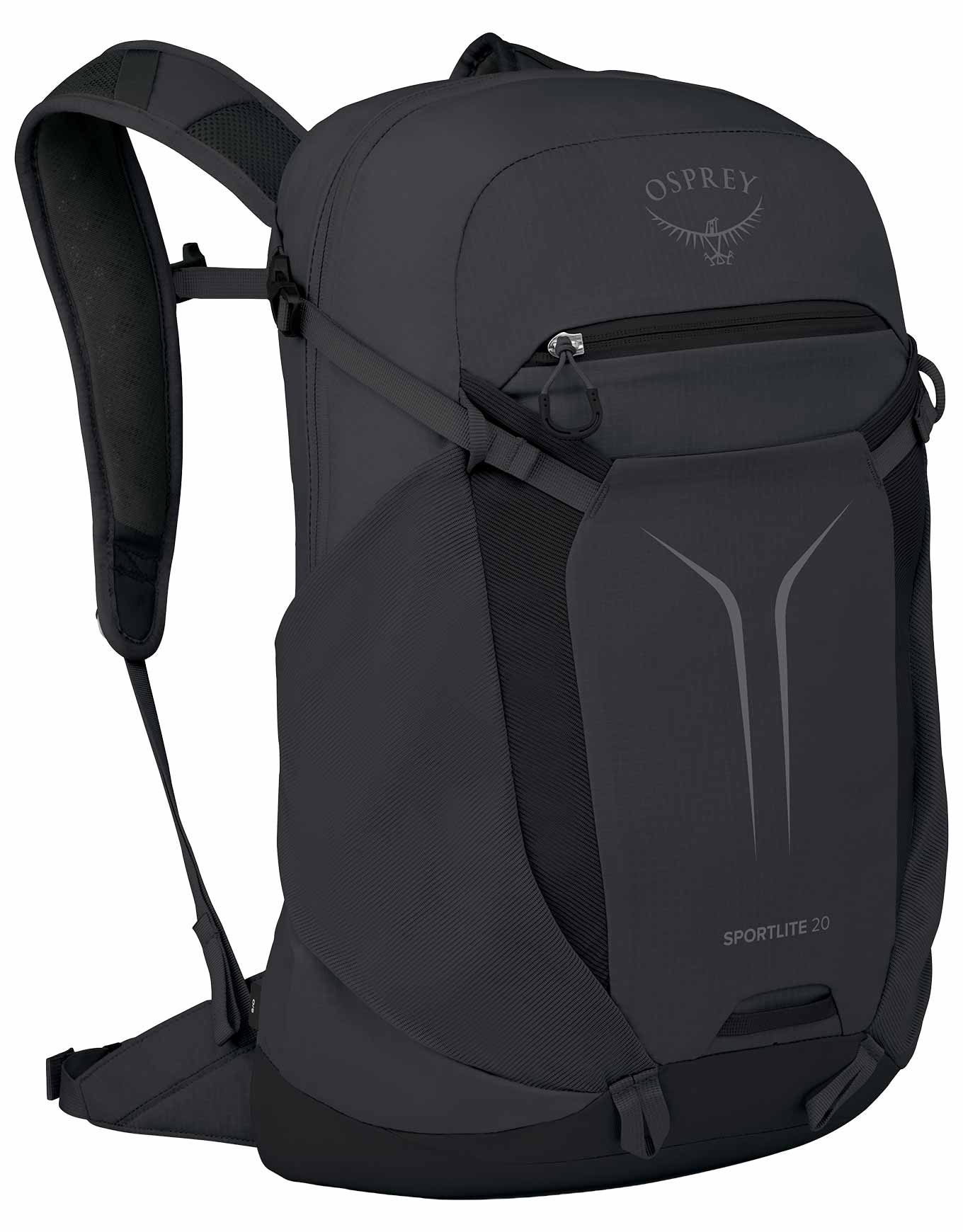 Sac à dos de randonnée journée - Sportlite 20 Raven Black en Nylon - Noir