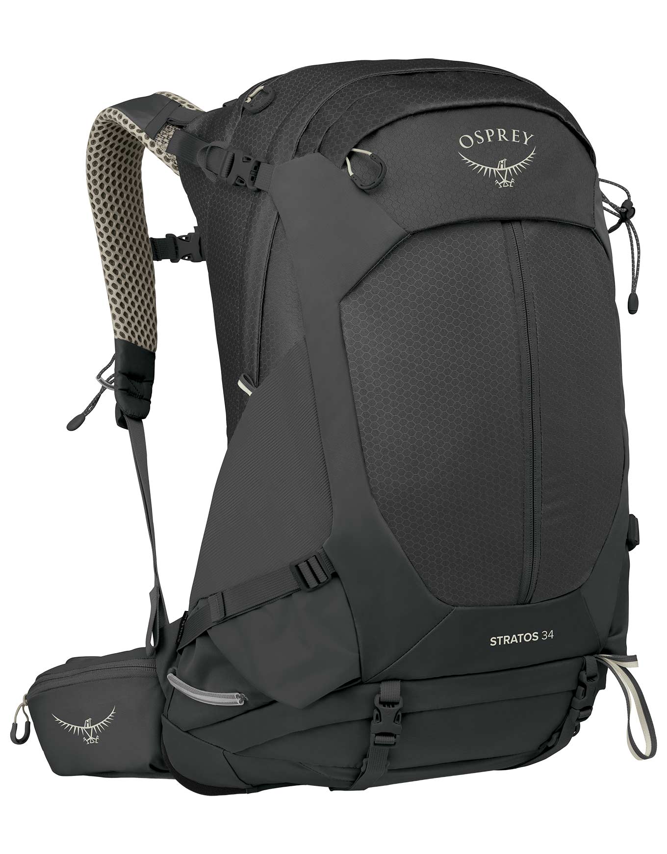 Sac de randonnée journée - Stratos 34 Raven Black en Nylon - Noir