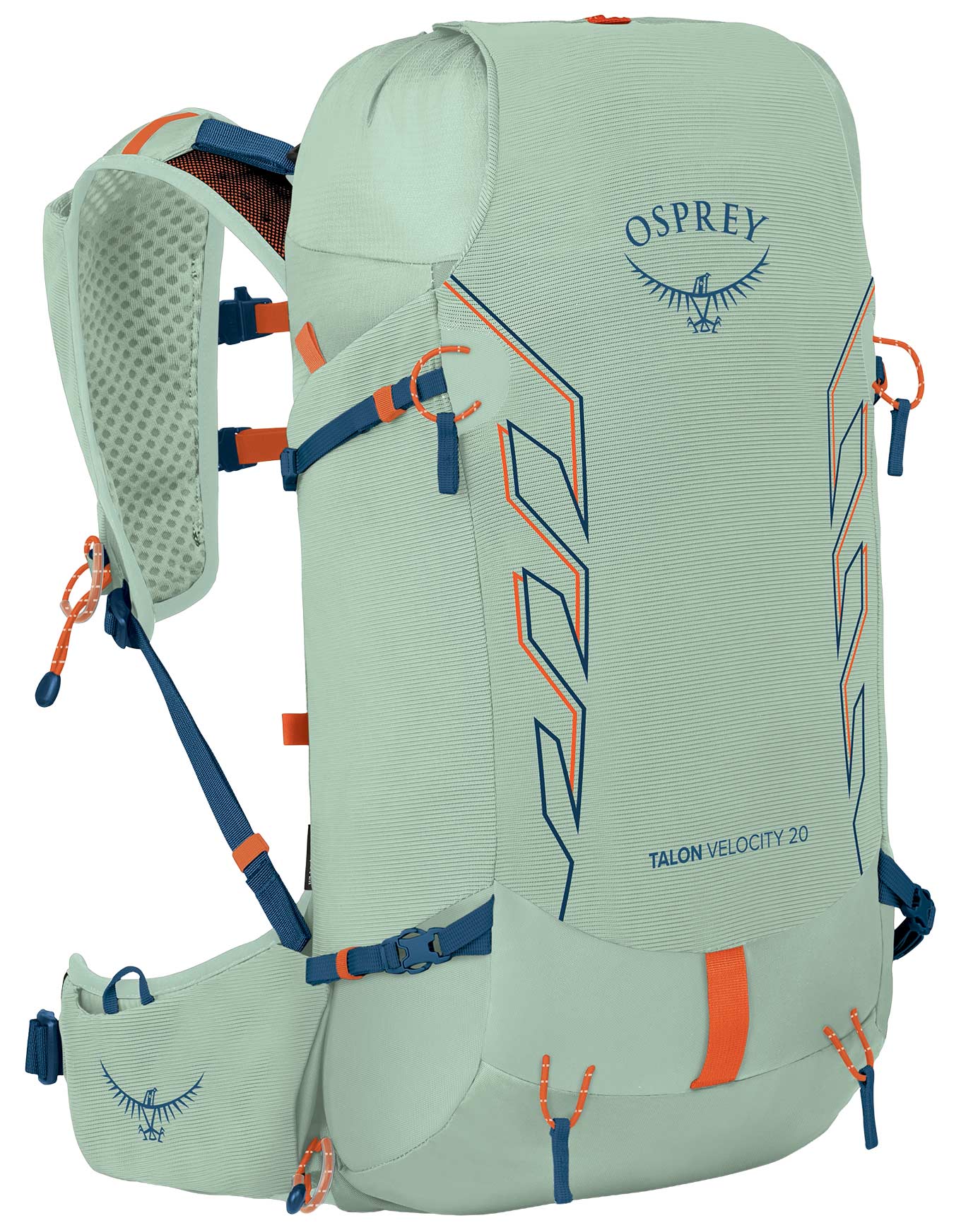 Sac de randonnée journée - Talon Velocity 20 Frosty Mint en Nylon - Taille S/M - Bleu