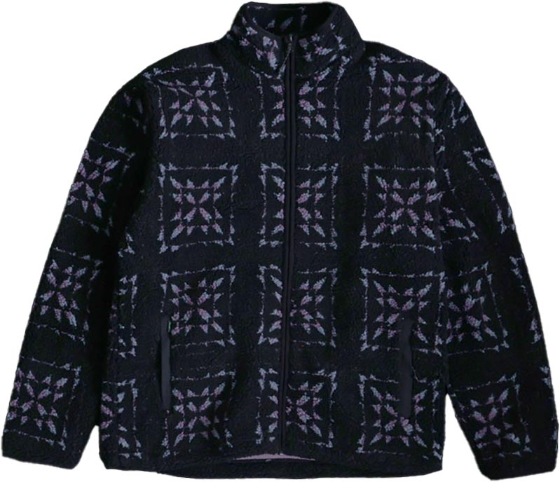 Polaire zippée imprimée - Vortex Liam Warr Polar Fleece Black - Taille M - Noir