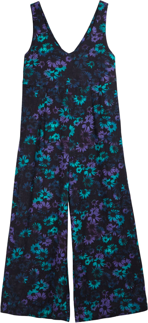 Combinaison pantalon imprimée - Chrys Pants W Black - Taille 38 - Noir