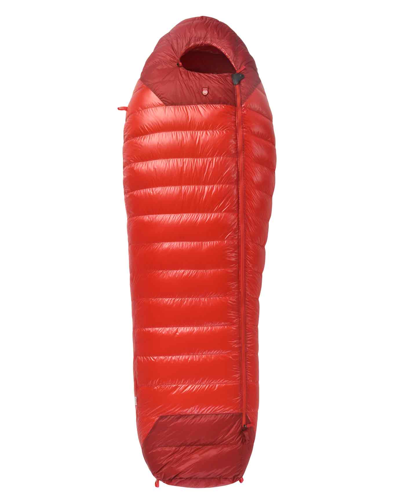 Sac de couchage 3 saisons en duvet - Radical 4Z Red - Taille Regular - Rouge