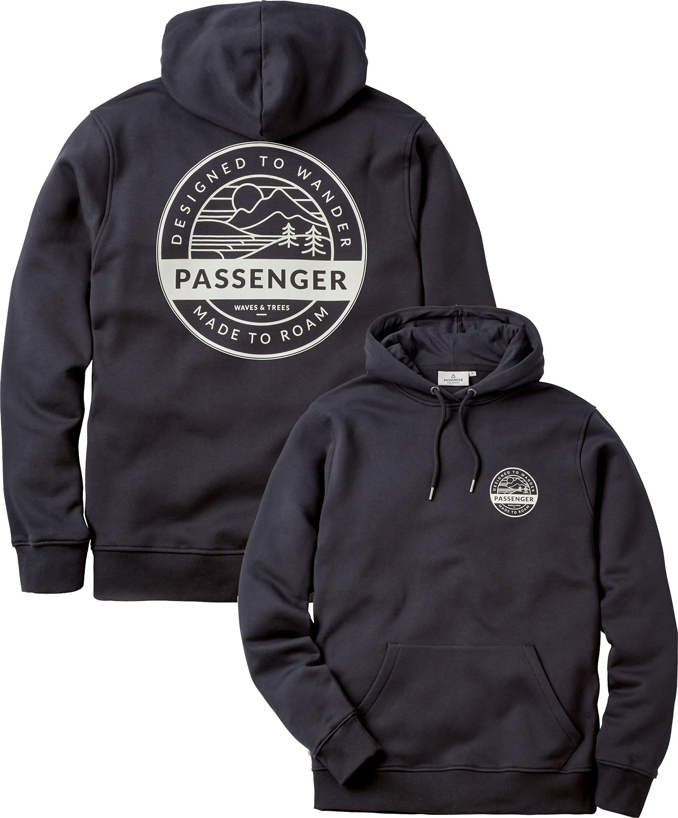 Sweat à capuche en coton bio - Odyssey Organic Cotton Hoodie Black en Coton - Taille M - Noir