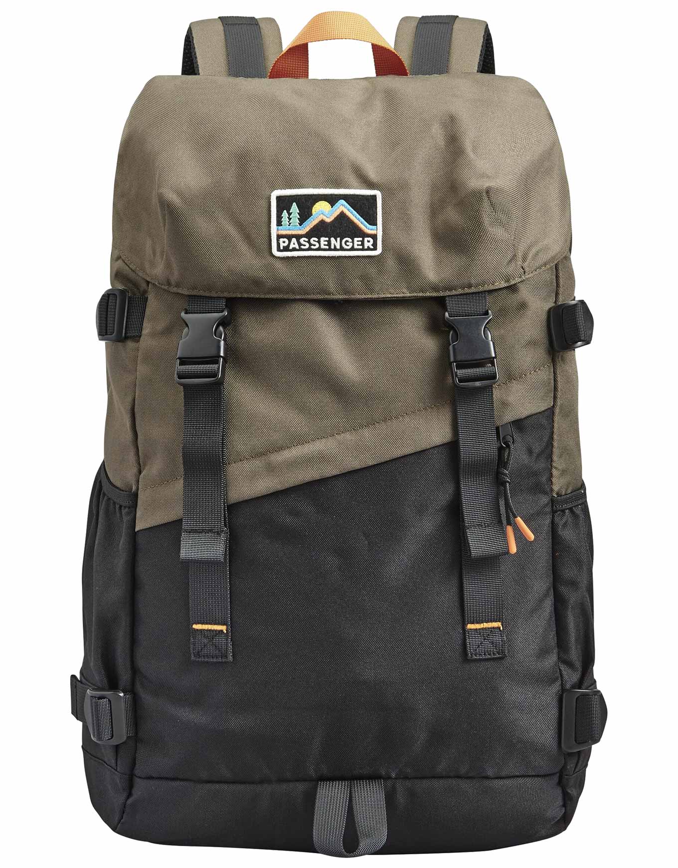 Sac à dos en matériaux recyclés - Boondocker Recycled 26L Backpack Black Khaki - Noir