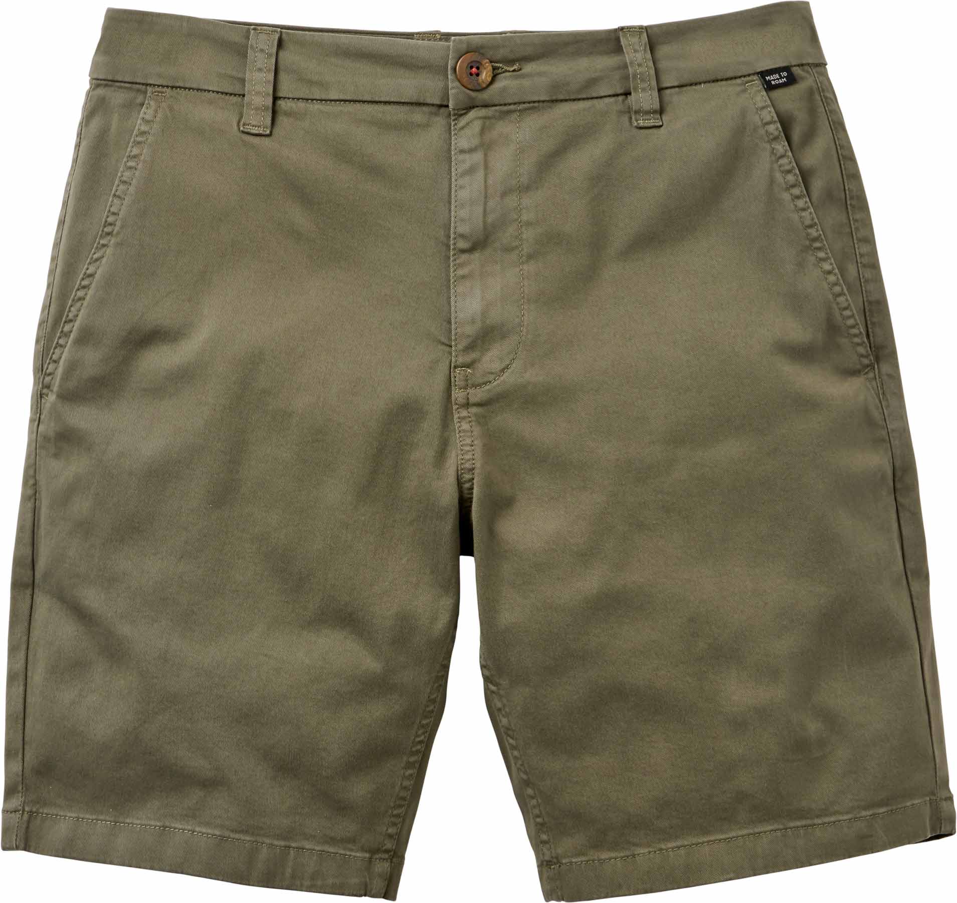 Short en matière bio - 365 Organic Cotton Shorts Dusty Olive en Coton - Taille 30 US - Kaki