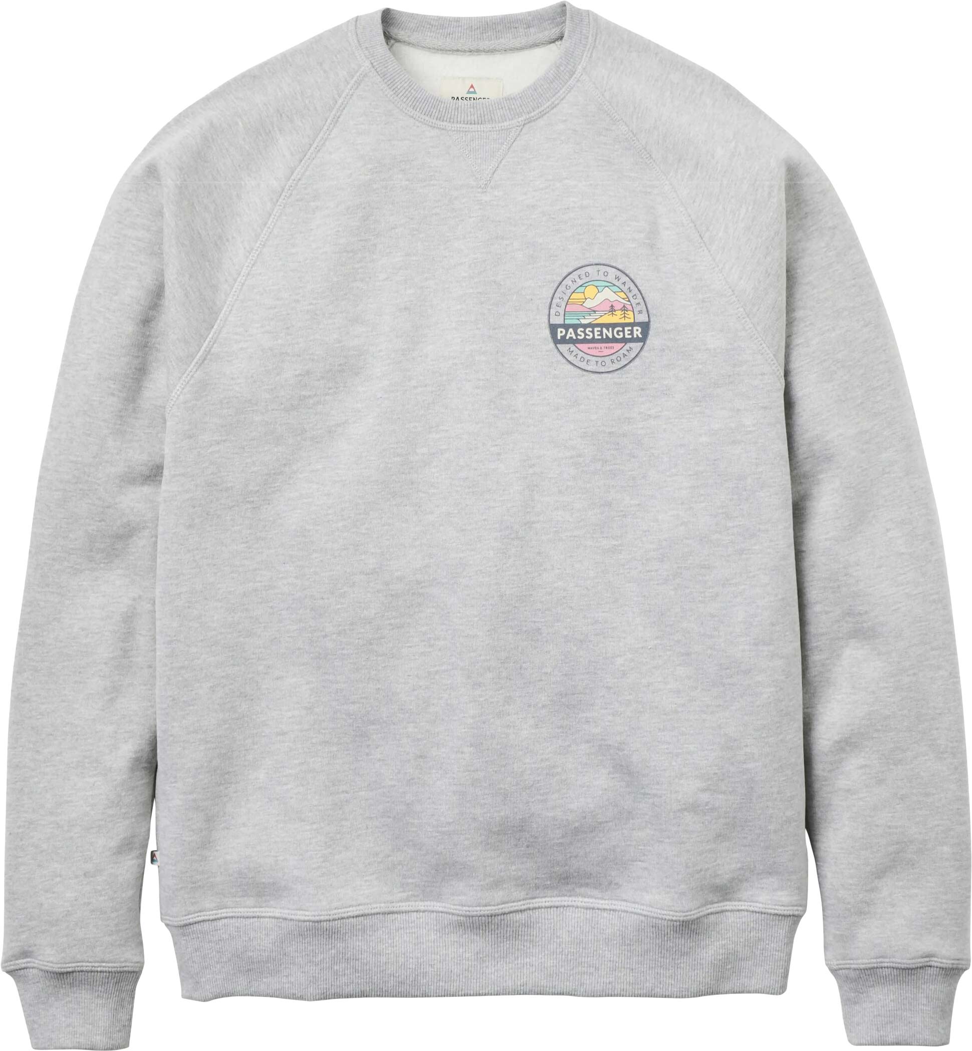 Sweat en coton bio - Odyssey Organic Cotton Sweatshirt Mid Grey Marl en Coton - Taille S - Gris