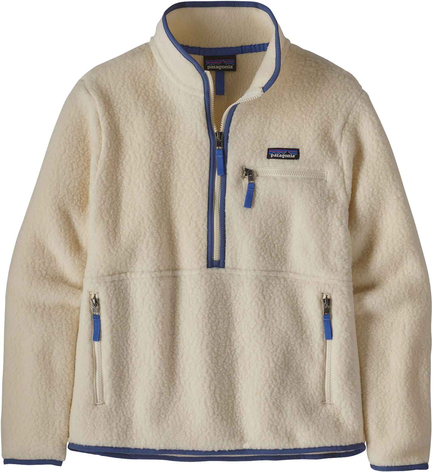 Polaire demi-zippée en Polartec® - W's Retro Pile Marsupial Natural - Taille L - Beige