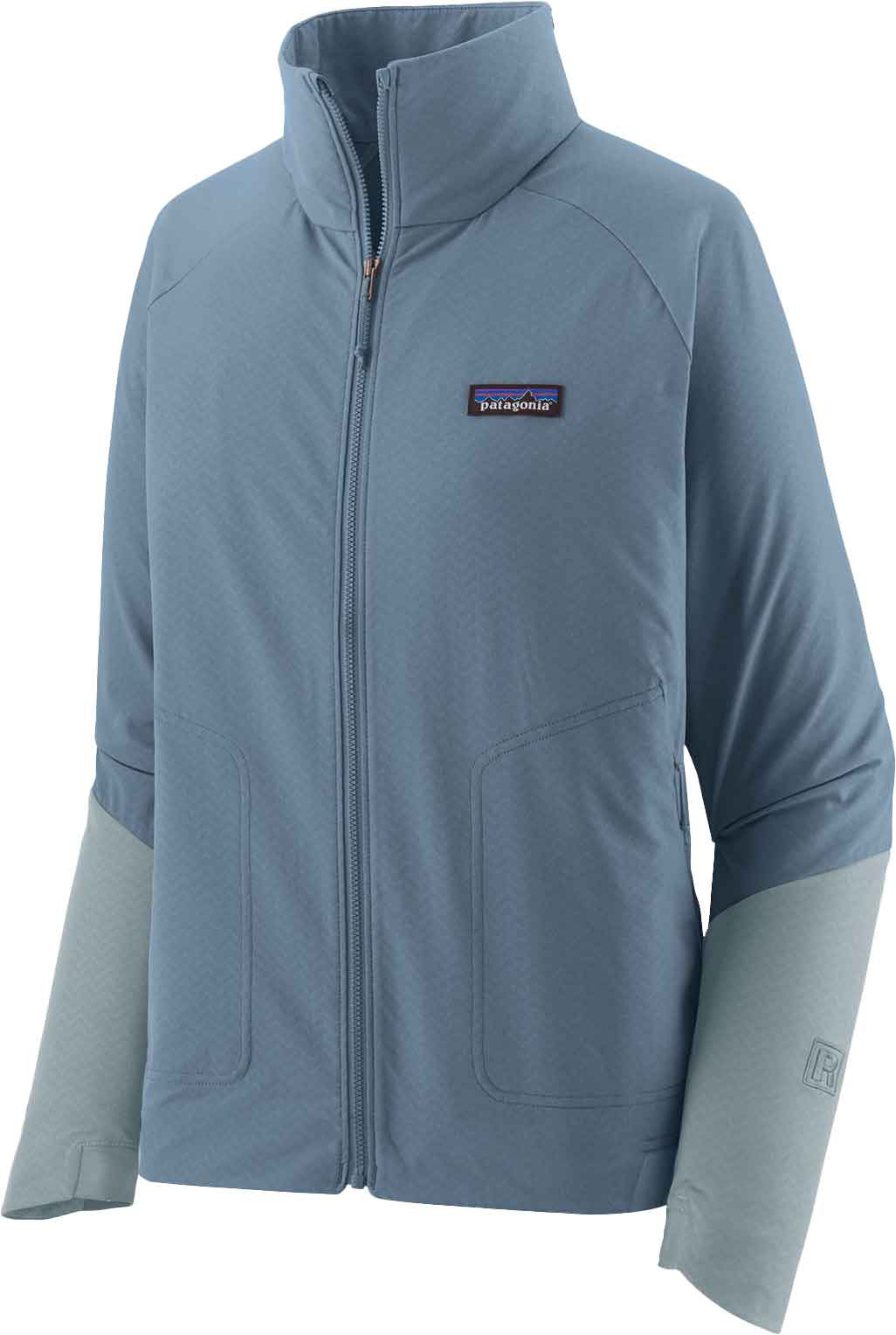 Veste polyvalente de randonnnée - W's R1 CrossStrata Jkt Light Plume Grey - Taille S - Gris
