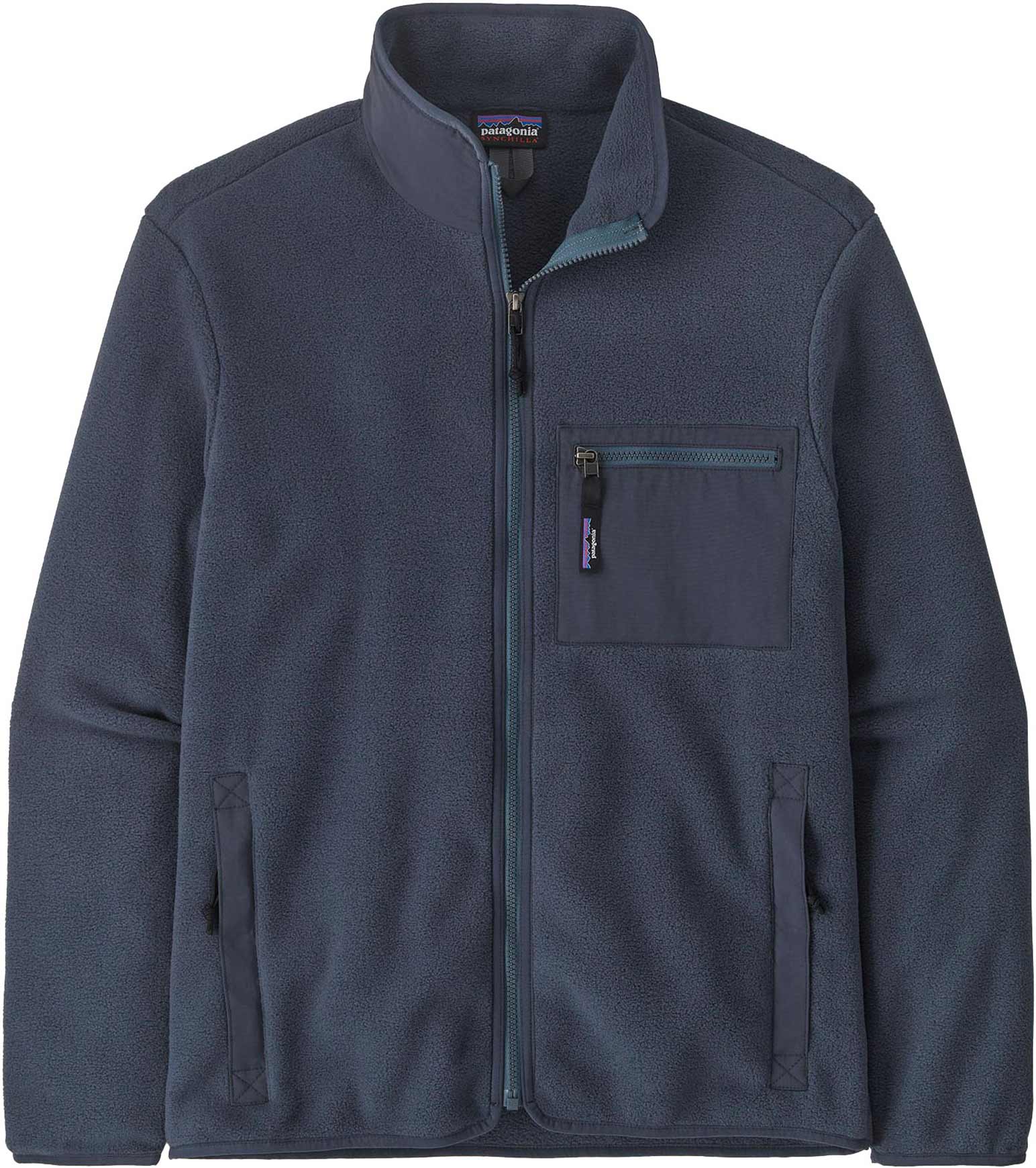 Polaire douce zippée - M's Synch Jkt Smolder Blue - Taille S - Bleu