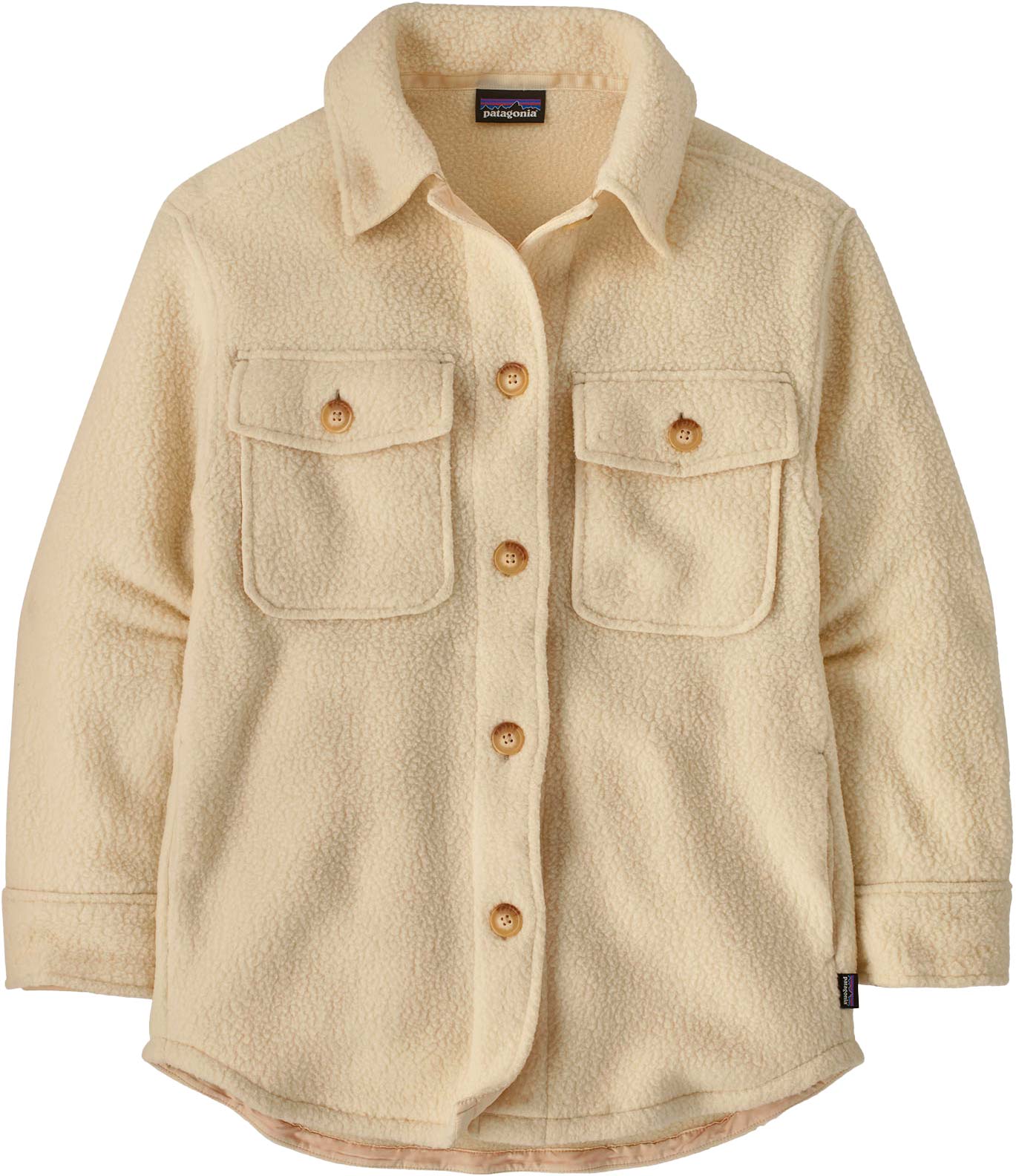 Sur-chemise en polaire - W's Retro Pile Shacket Natural - Taille M - Beige