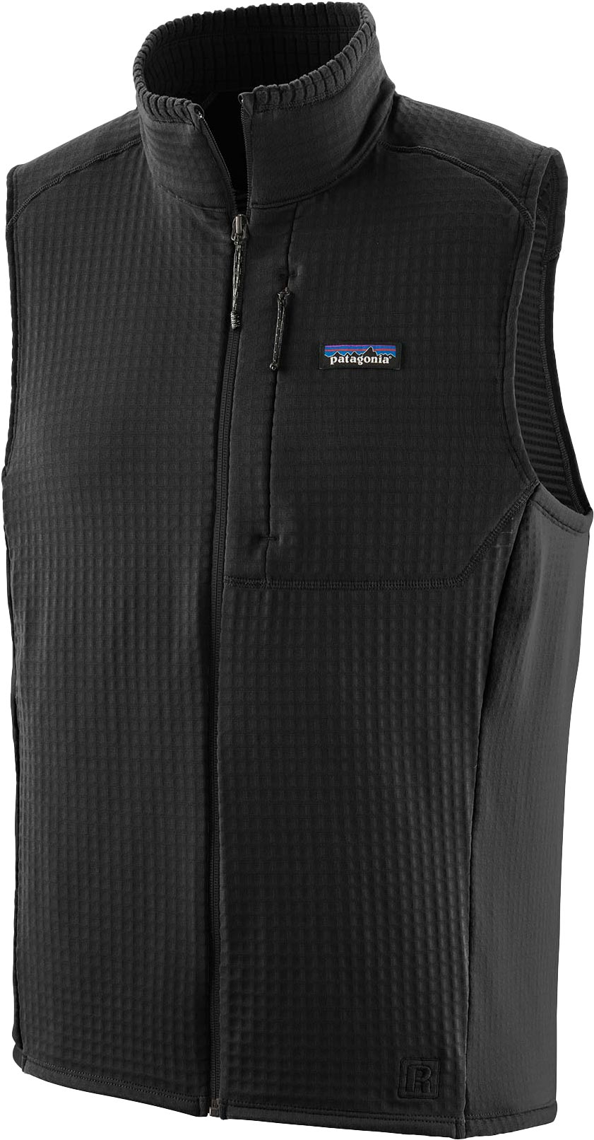 Ärmelloses technisches Fleece M's R1 Vest Black für Herren Größe L schwarz