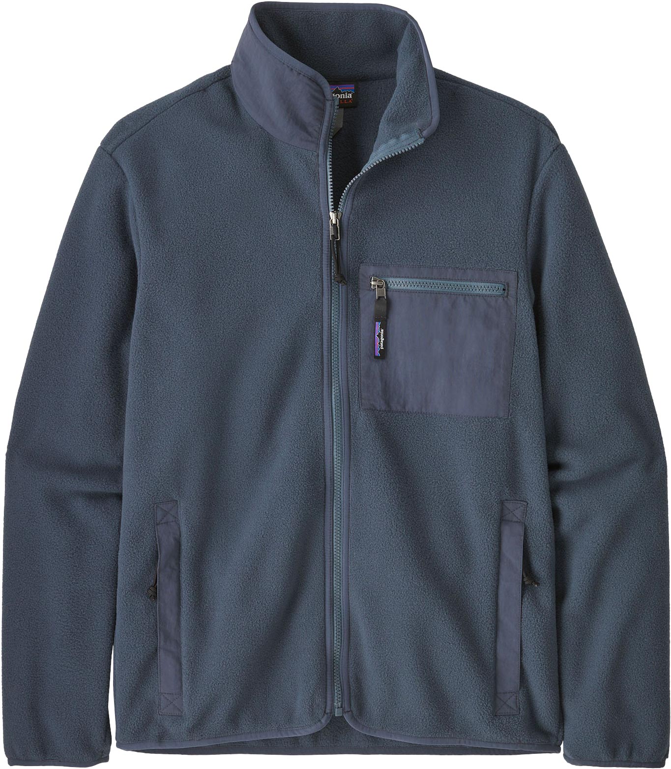 Polaire douce zippée - M's Synch Jkt Smolder Blue w/Smolder Blue - Taille S - Navy