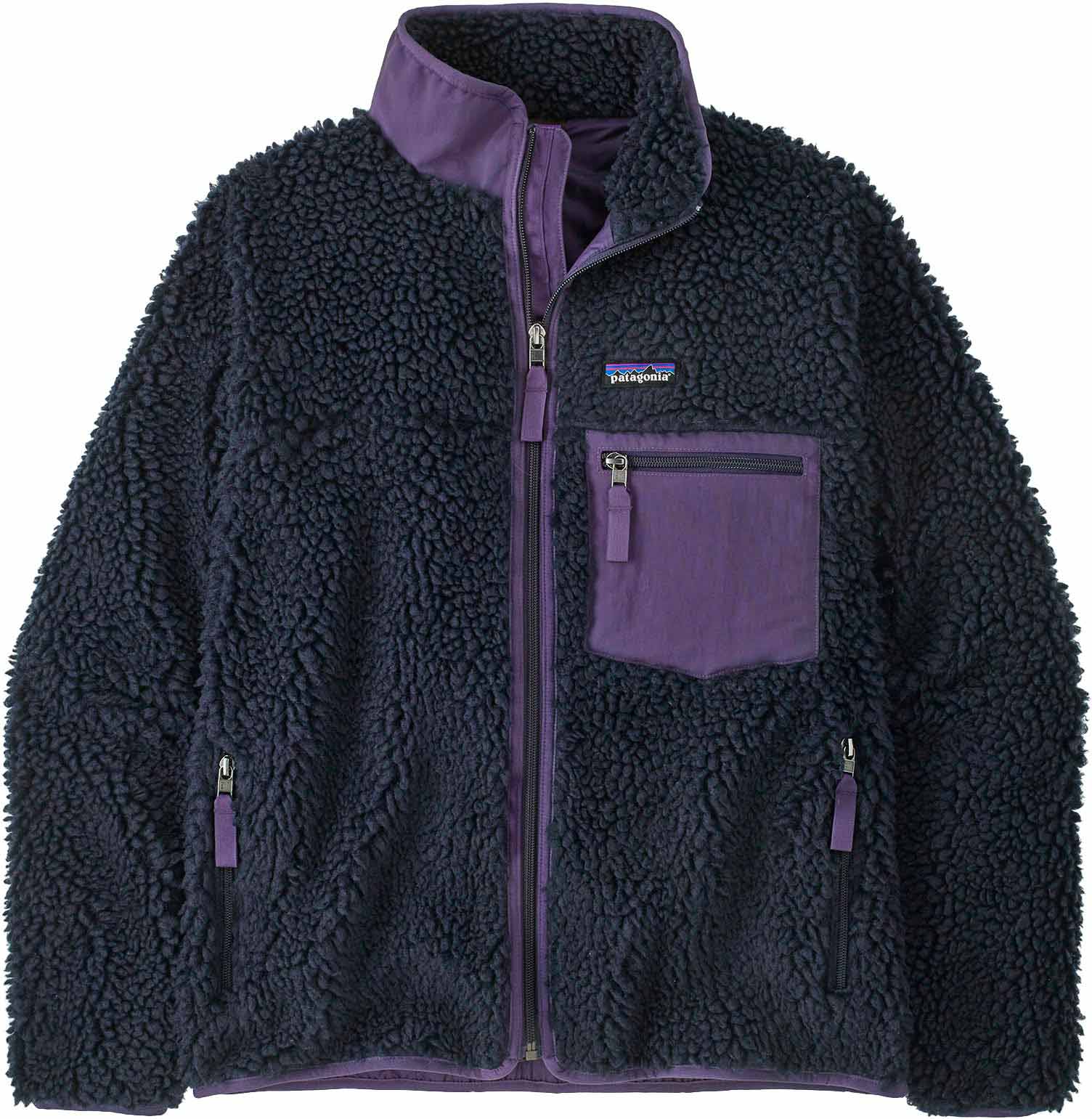 Polaire coupe-vent et respirante - W's Classic Retro-X Jkt Sunken Blue - Taille L - Navy