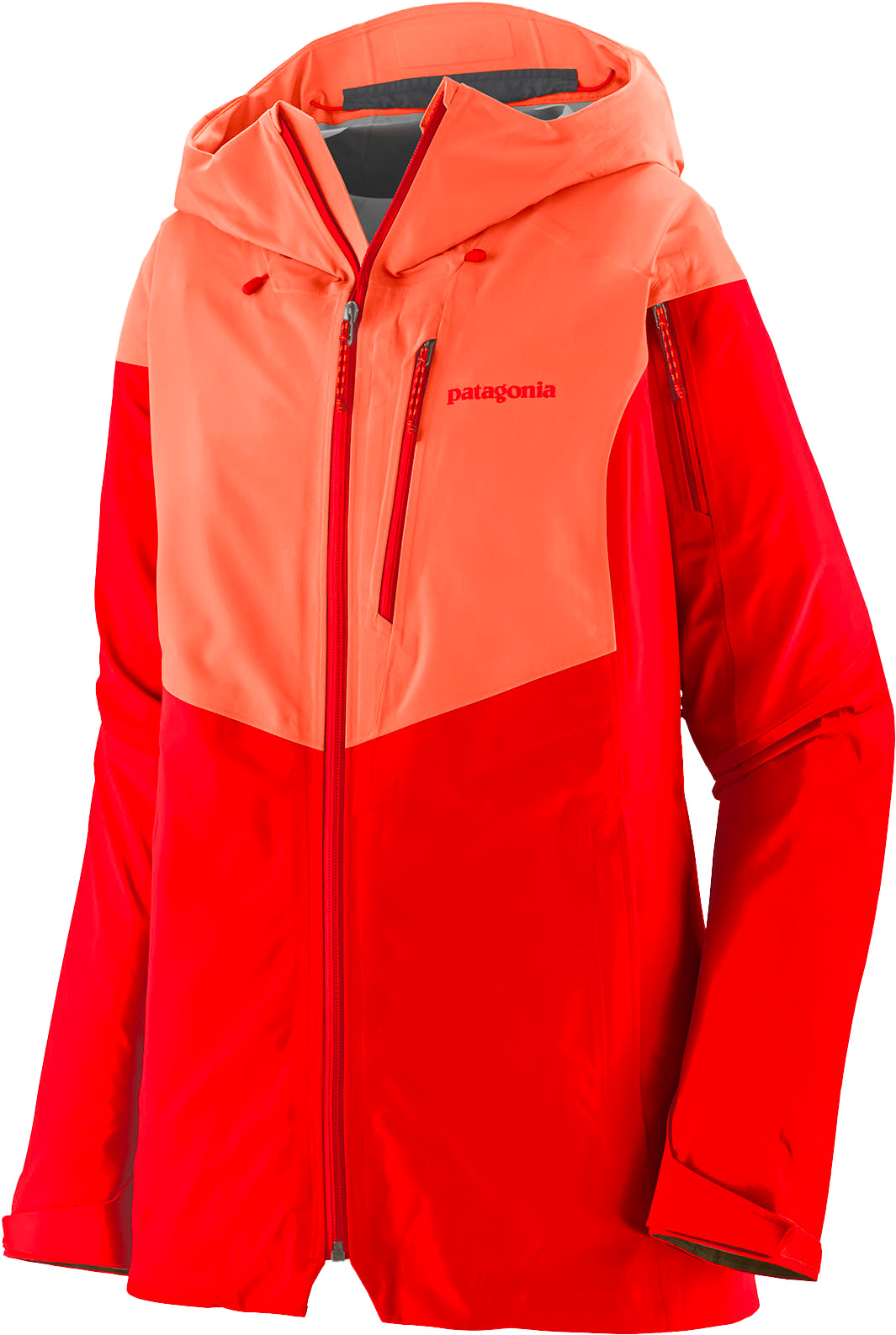 Veste de ski de randonnée W's Snowdrifter Jkt Sizzle Red für Damen Größe XS Rot