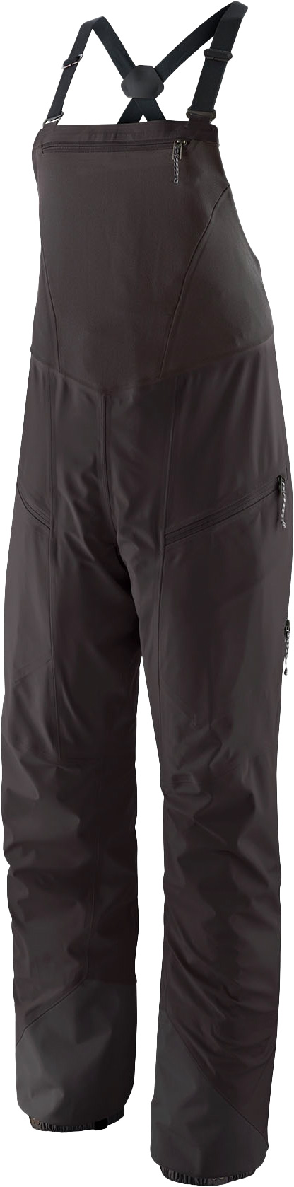 Salopette de ski technique - W's Snowdrifter Bibs Black w/Black - Taille S - Noir