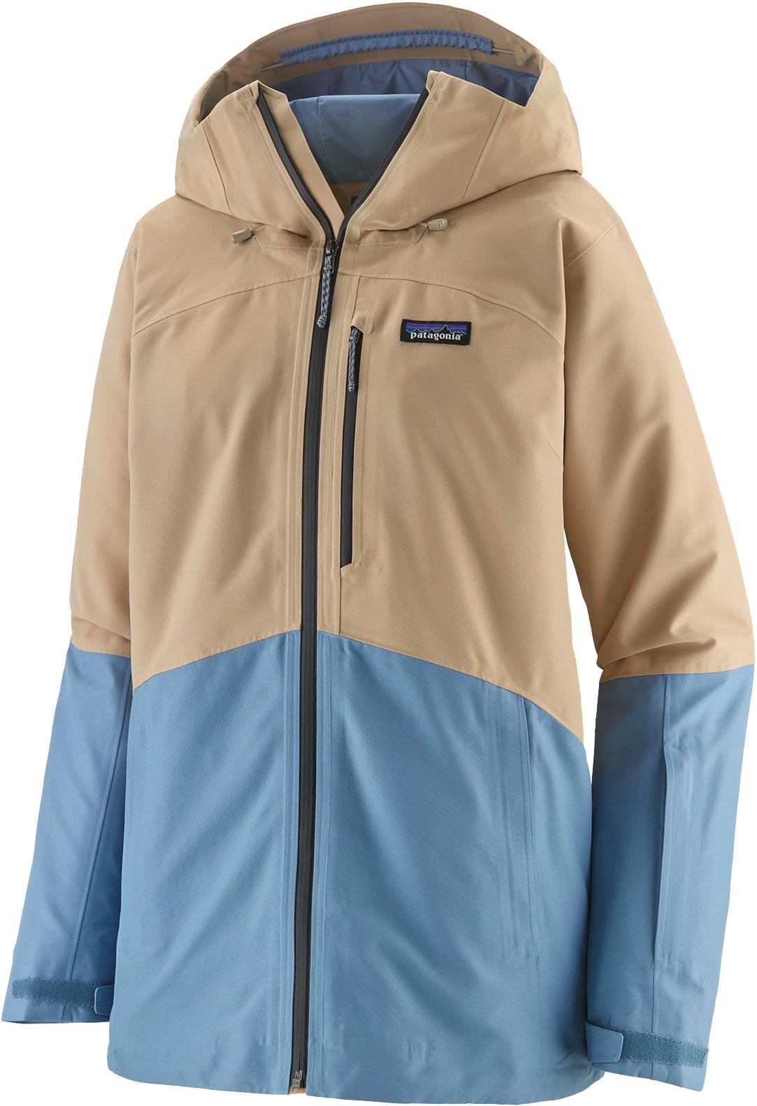 Veste de ski respirante - W's Powder Town Jkt Oar Tan - Taille S - Beige