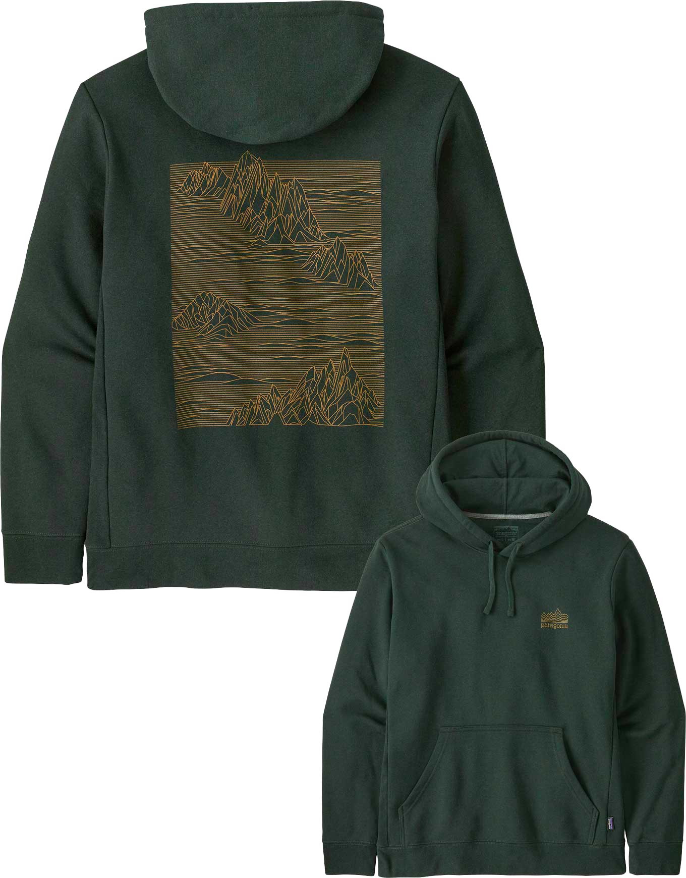 Sweat en matière recyclée - Strataspire Uprisal Hoody Old Growth Green - Taille S - Vert