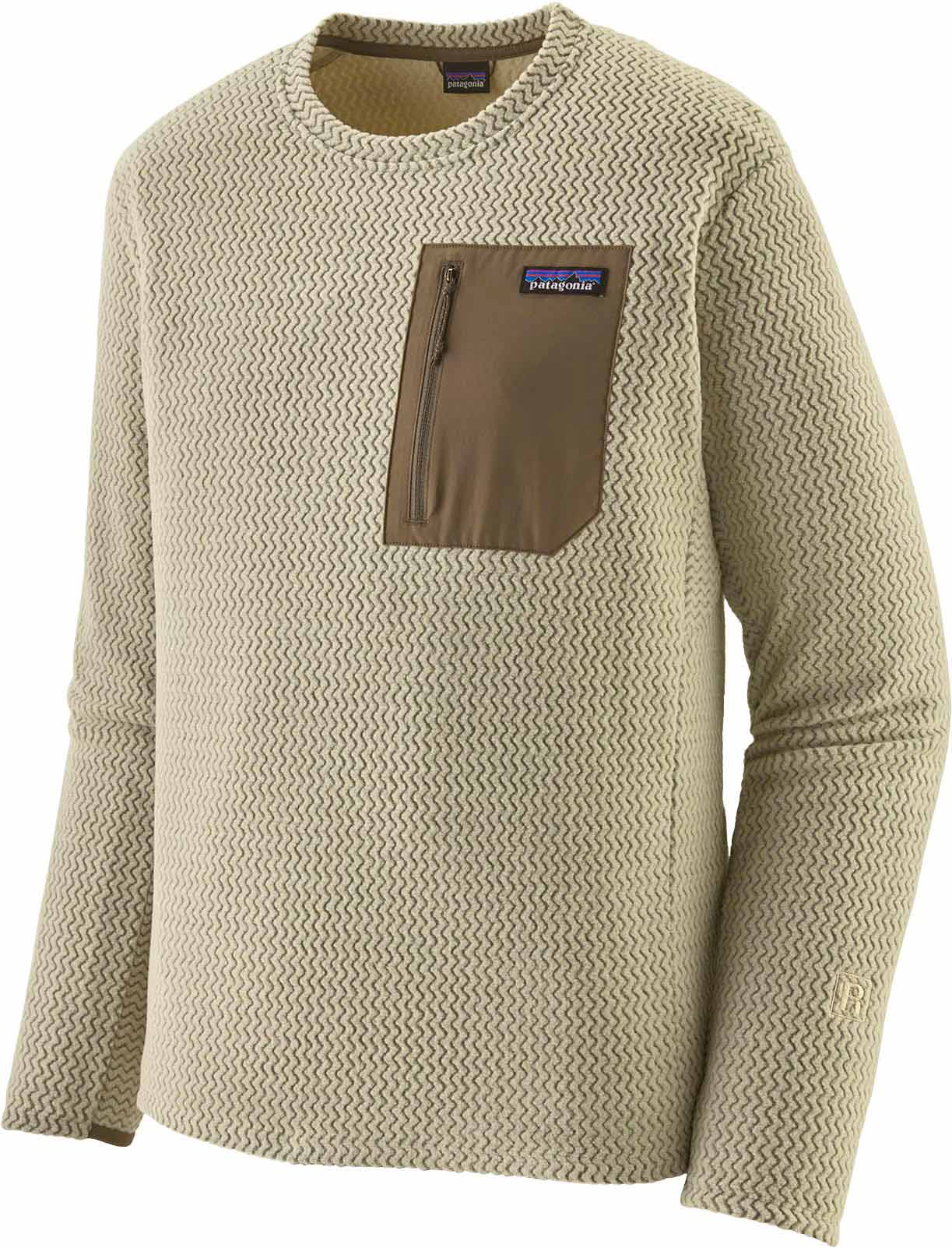 Trikot mit langen ärmeln M's R1 Air Crew Pelican für Herren Größe S Beige