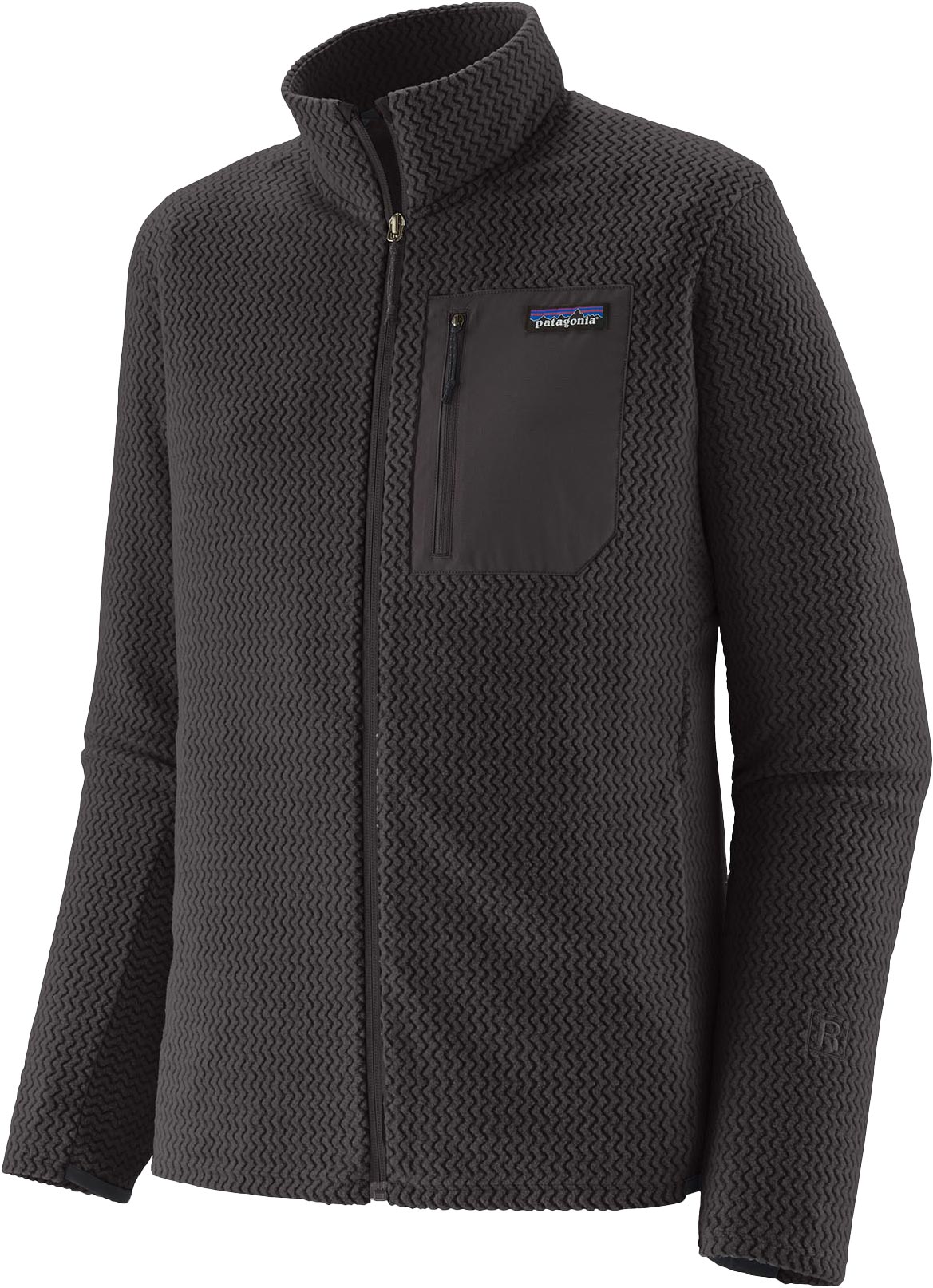 Technisches Fleece M's R1 Air Jkt Black für Herren Größe XL schwarz