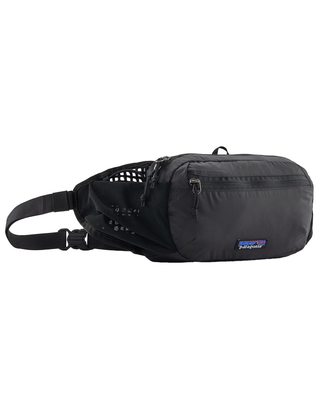 Sac banane - Terravia Hip Pack Black en Nylon - Noir