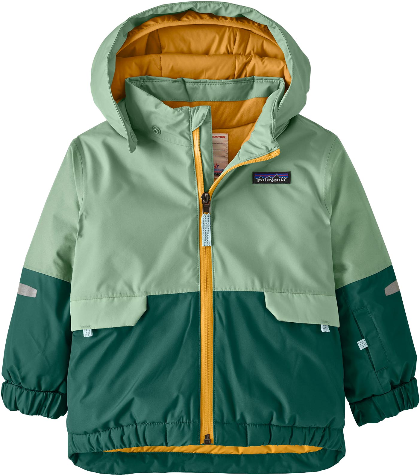 Skijacke mit abnehmbarer Kapuze- Kind Baby Snow Pile Jkt Ellwood Green Kindergröße 2 Jahre Grün