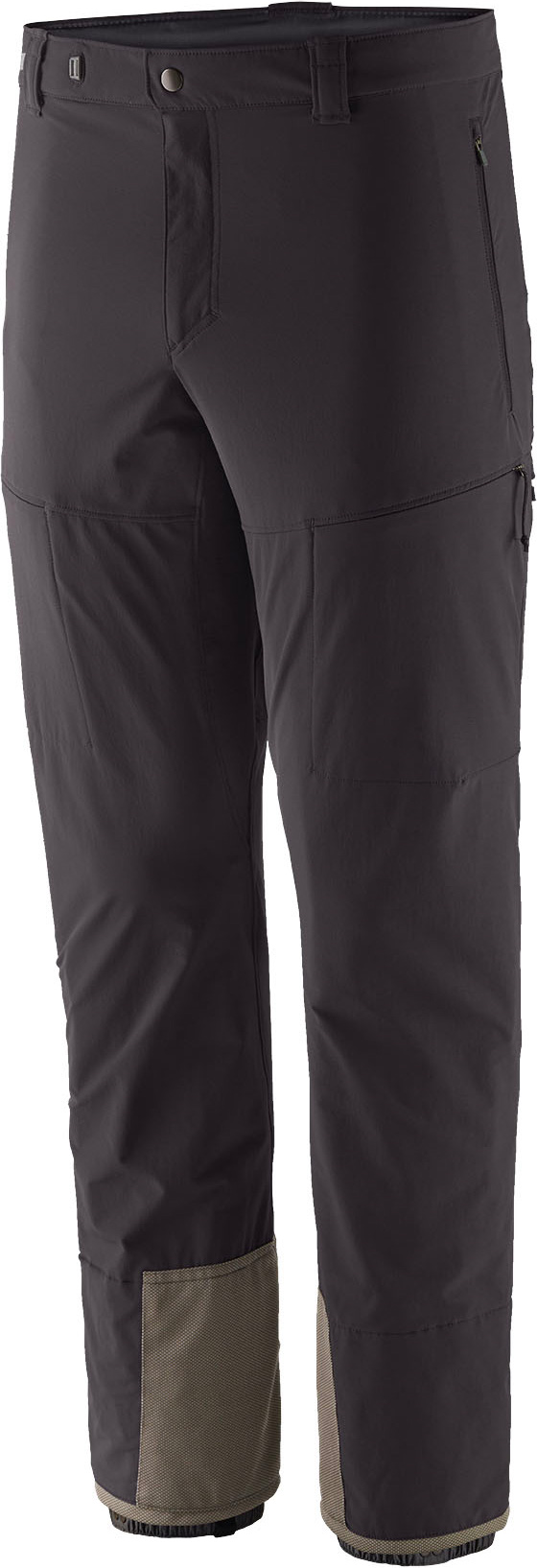 Pantalon de montagne - M's Alpine Guide Pants Reg Black en Nylon - Taille 42 FR - Noir