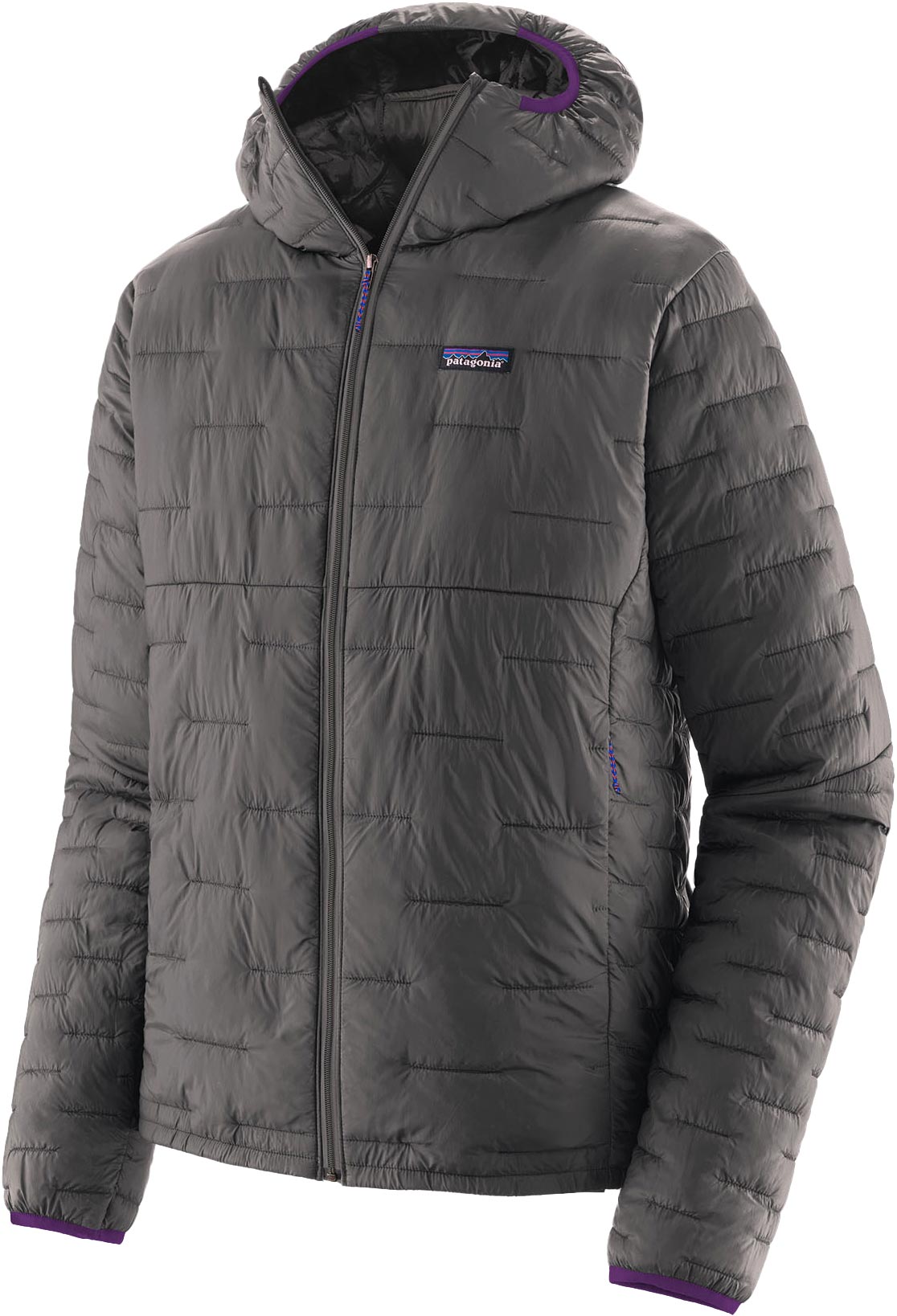 Doudoune compressible - M's Micro Puff Hoody Forge Grey en Nylon - Taille M - Gris