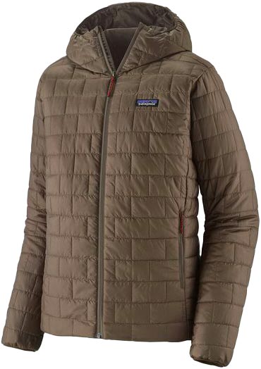 Leichter Stepp- Und Daundenjacken aus PrimaLoft® M's Nano Puff Hoody Marlow Brown für Herren Größe S Braun