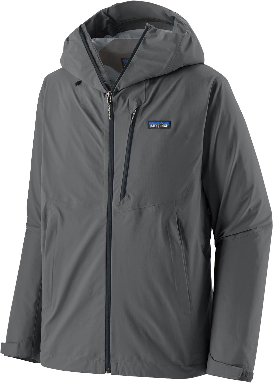 Veste de randonnée - M's Granite Crest Rain Jkt Forge Grey w/Black en Nylon - Taille S - Gris