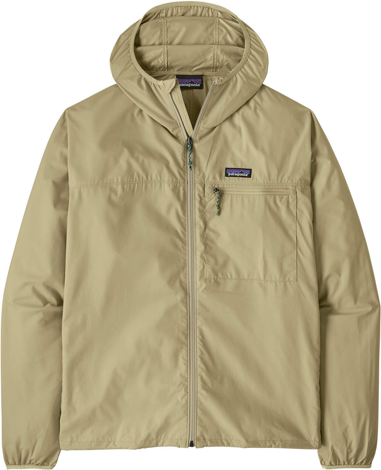 Veste de randonnée légère et coupe-vent - M's Light & Variable Jkt Weathered Stone en Polyester Recyclé - Taille M - Vert