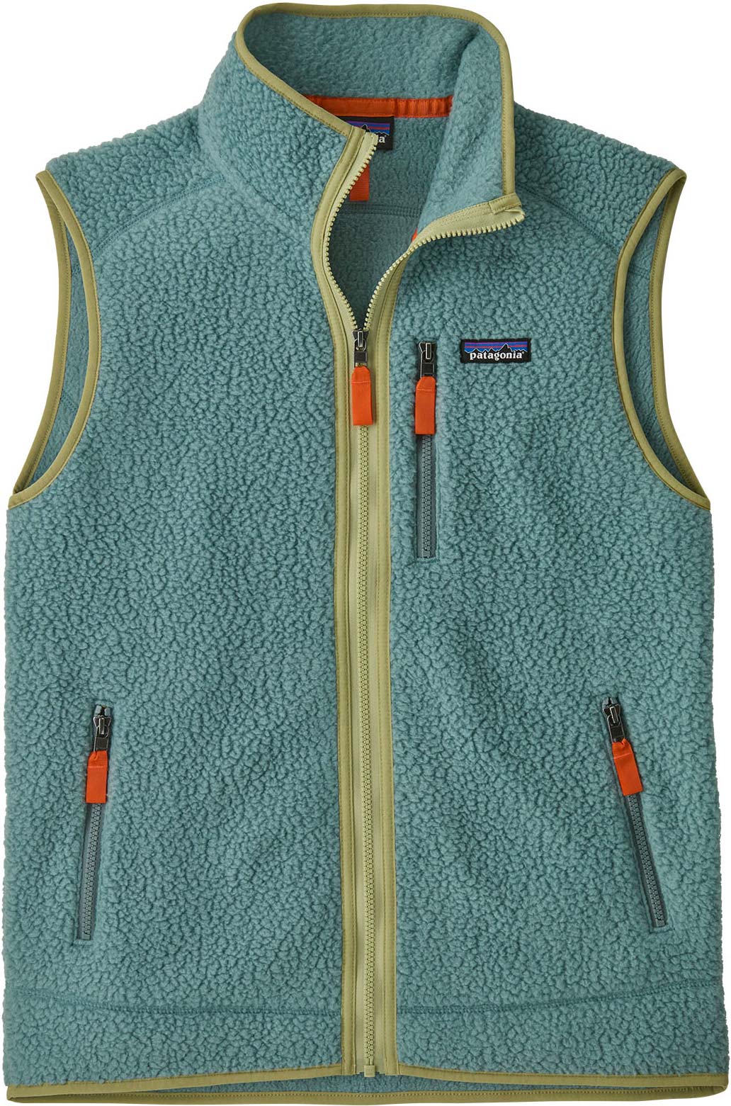 Polaire zippée en Polartec® - M's Retro Pile Vest Blue Sage - Taille XL - Bleu
