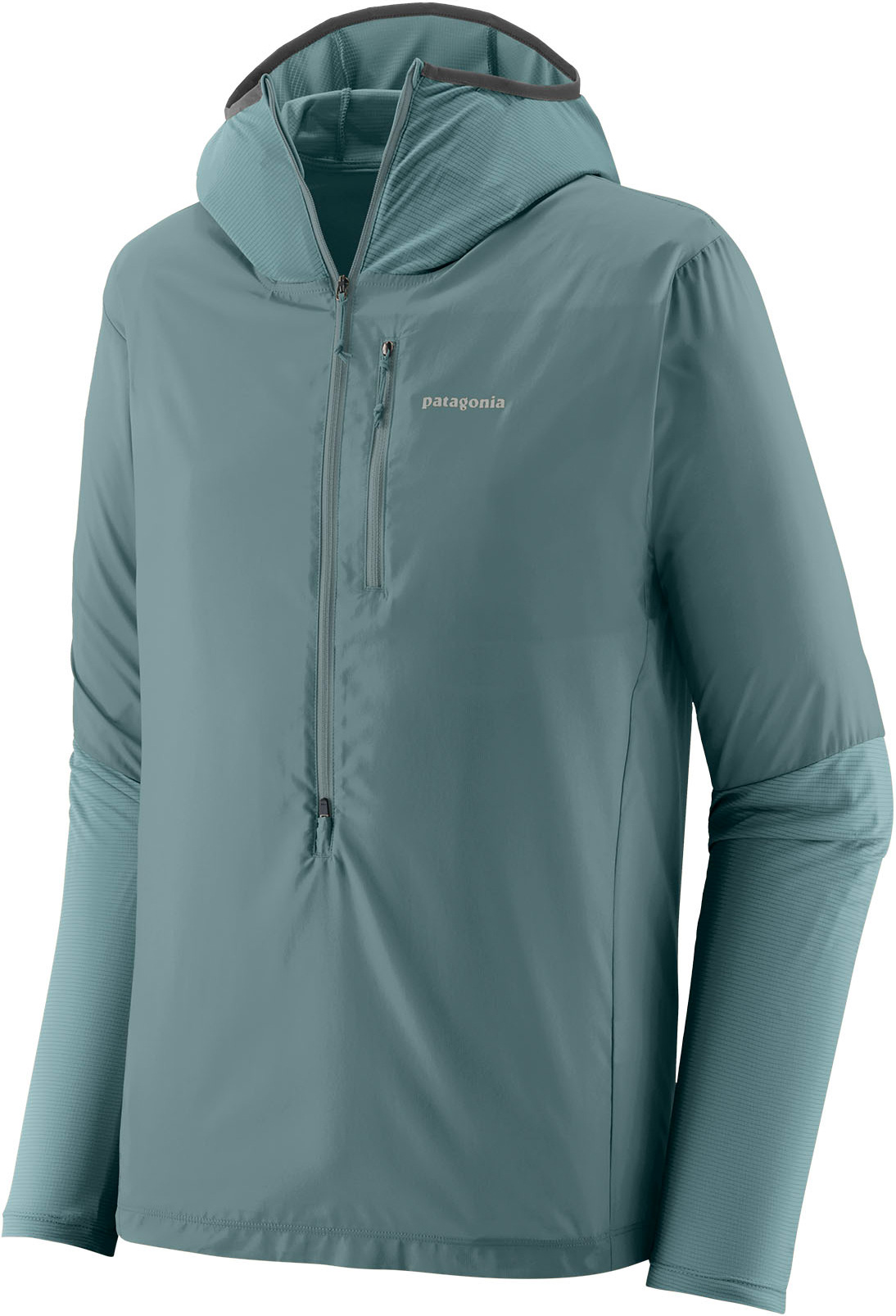 Veste de trail imperméable et coupe-vent - M's Airshed Pro P/O Blue Sage - Taille S - Bleu