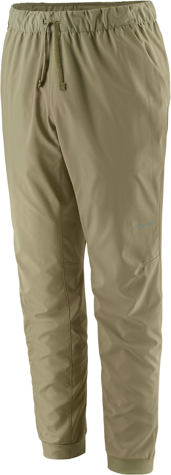 Pantalon de trail-running déperlant et anti-UV - M's Terrebonne Joggers River Rock Green en Softshell - Taille S - Vert