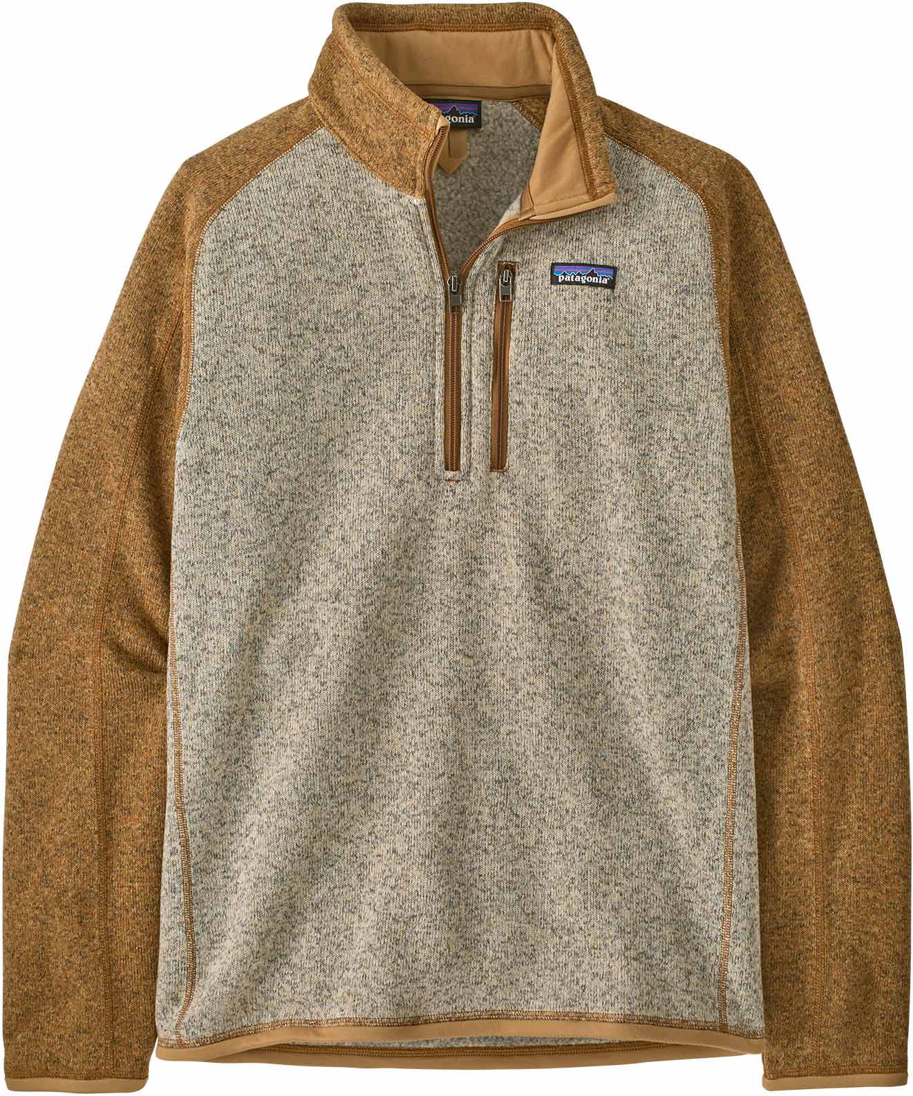 Warmer Fleece-Pullover mit 1/4-Reißverschlusskragen – Herren – M's Better Sweater 1/4 Zip Nautilus Tan M's Better