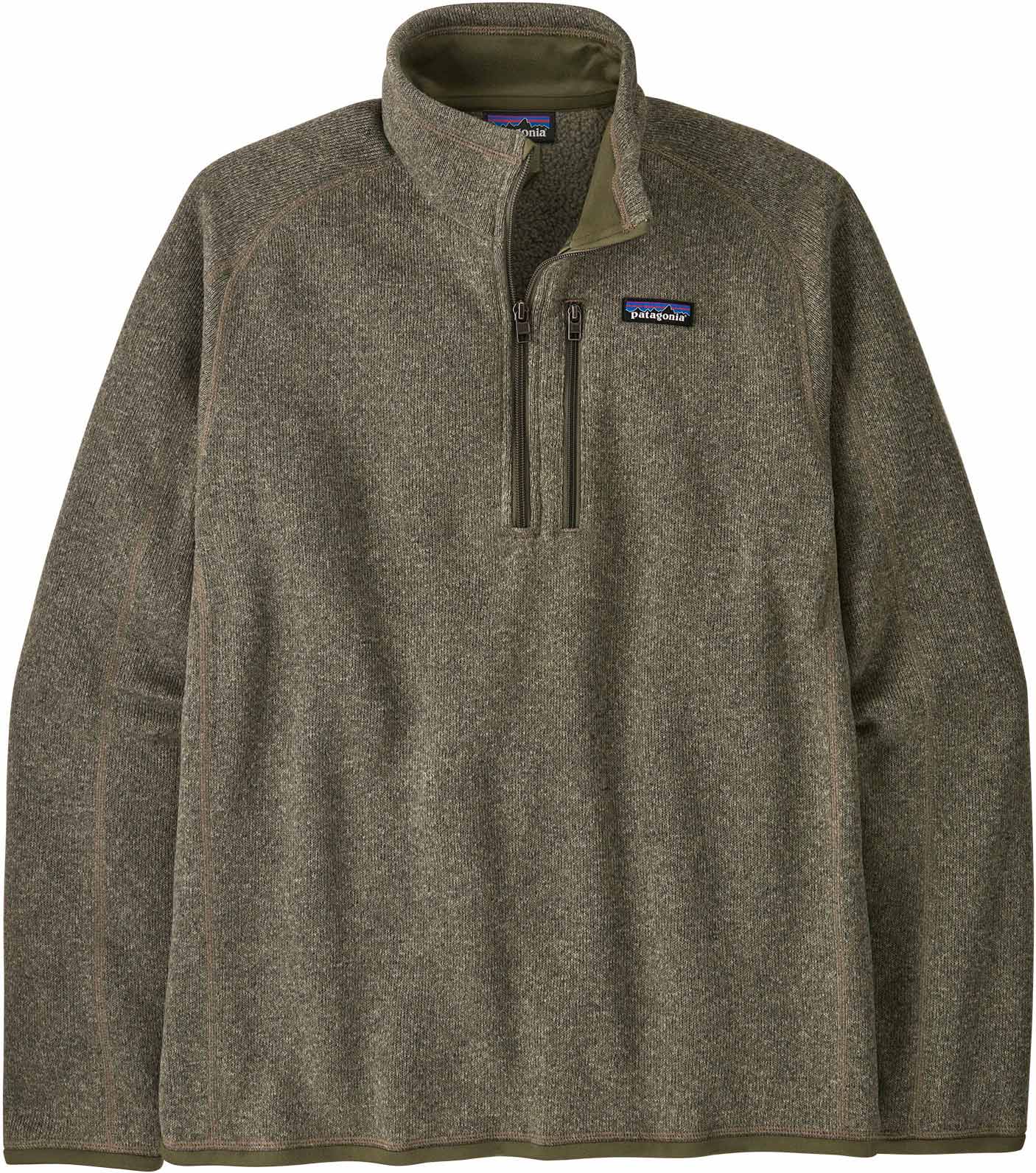Polaire chaude à col 1/4 zip - M's Better Sweater 1/4 Zip River Rock Green - Taille M - Vert