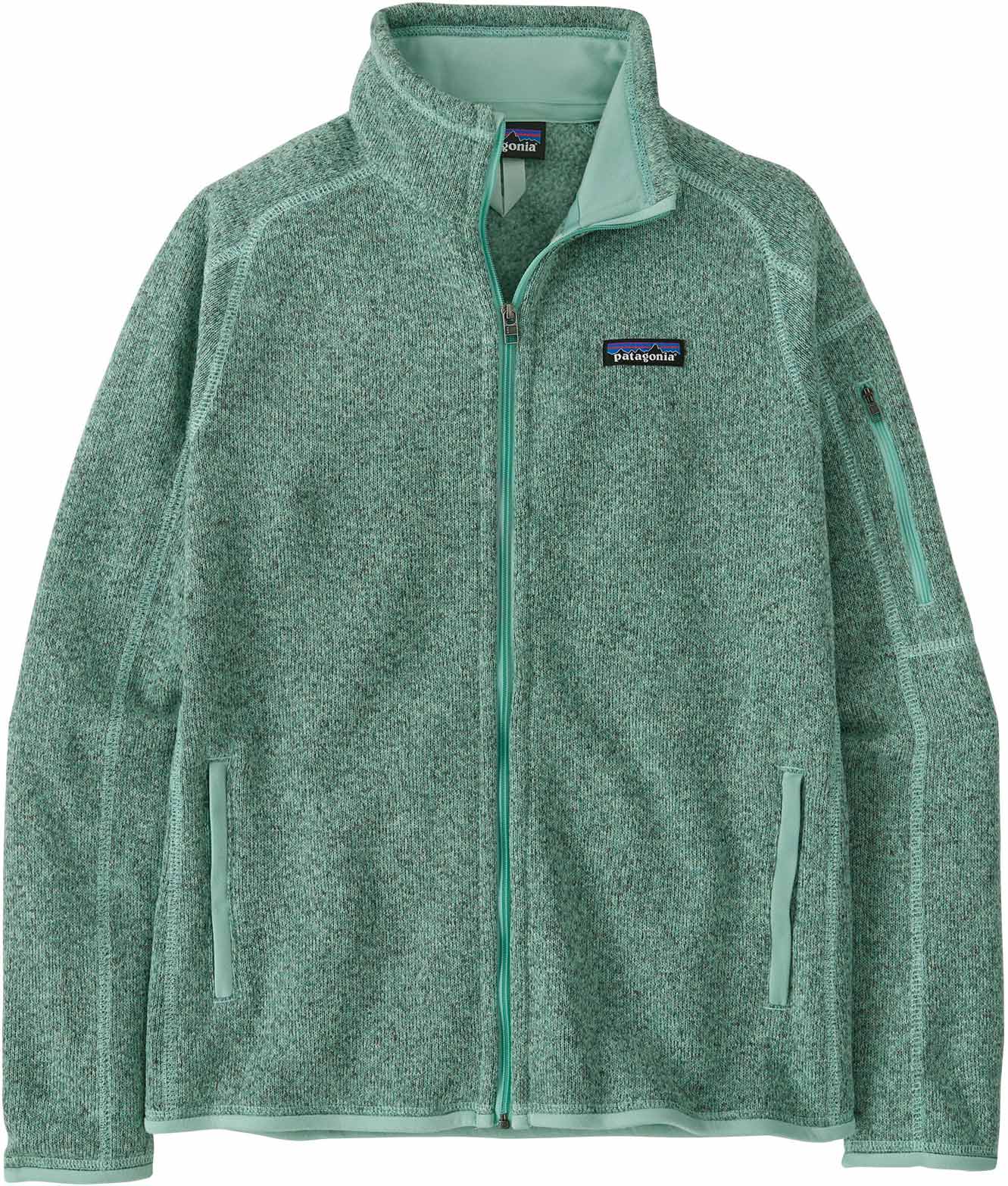 Polaire chaude et zippée - W's Better Sweater Jkt Thin Ice - Taille S - Bleu