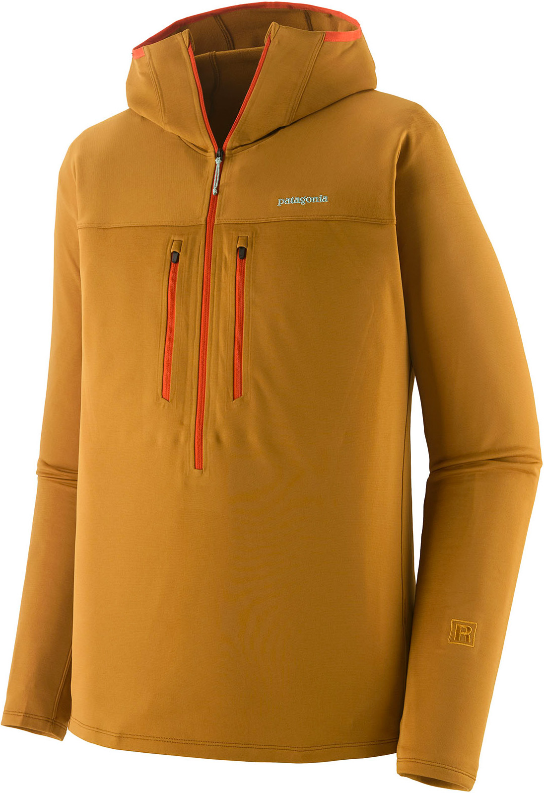 Polaire ultralégère et respirante zippée - M's R1 Ultralight Hoody Bobcat Brown - Taille XL - Marron
