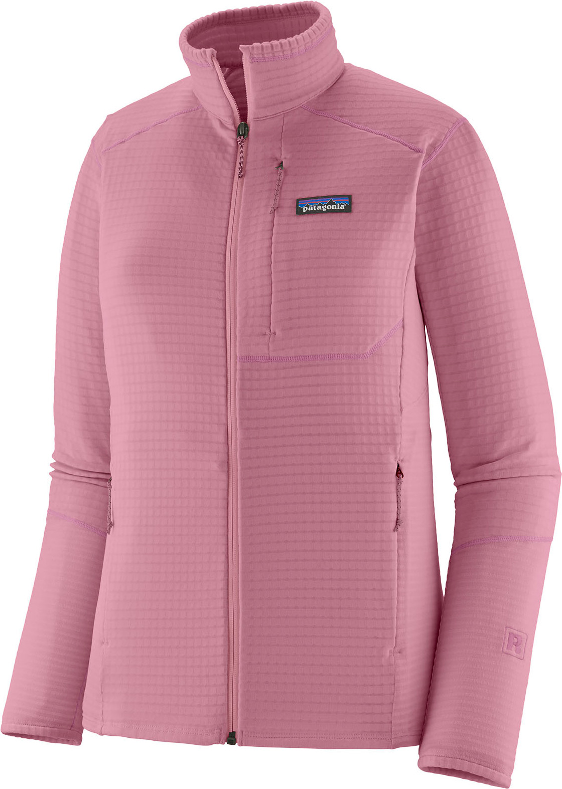 Polaire technique en Polartec® stretch zippée - W's R1 Jkt Light Violet - Taille M