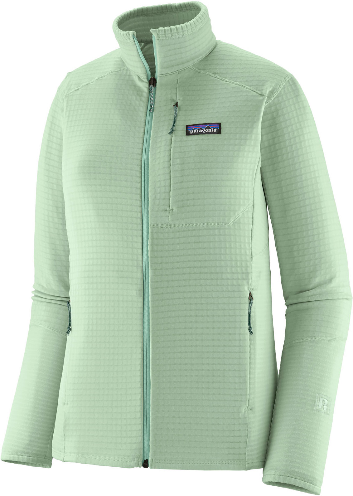 Technisches Fleece mit Reißverschluss Polartec® W's R1 Jkt Thin Ice für Damen Größe M Blau