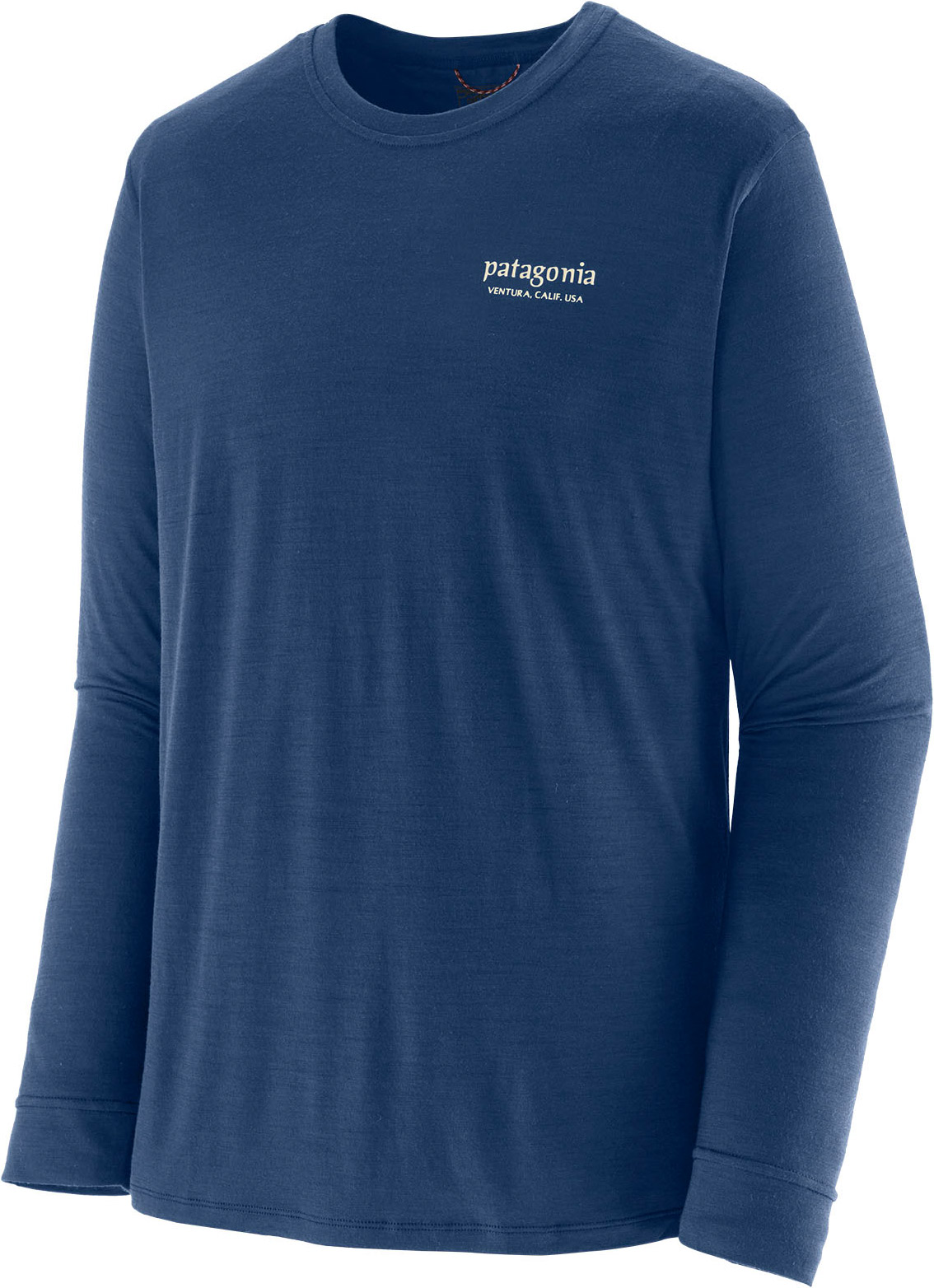 T-shirt de randonnée technique et respirant à manches longues - M's L/S Cap Cool Merino Blend Grphc Shirt Hrtg Header Clement Blue pour