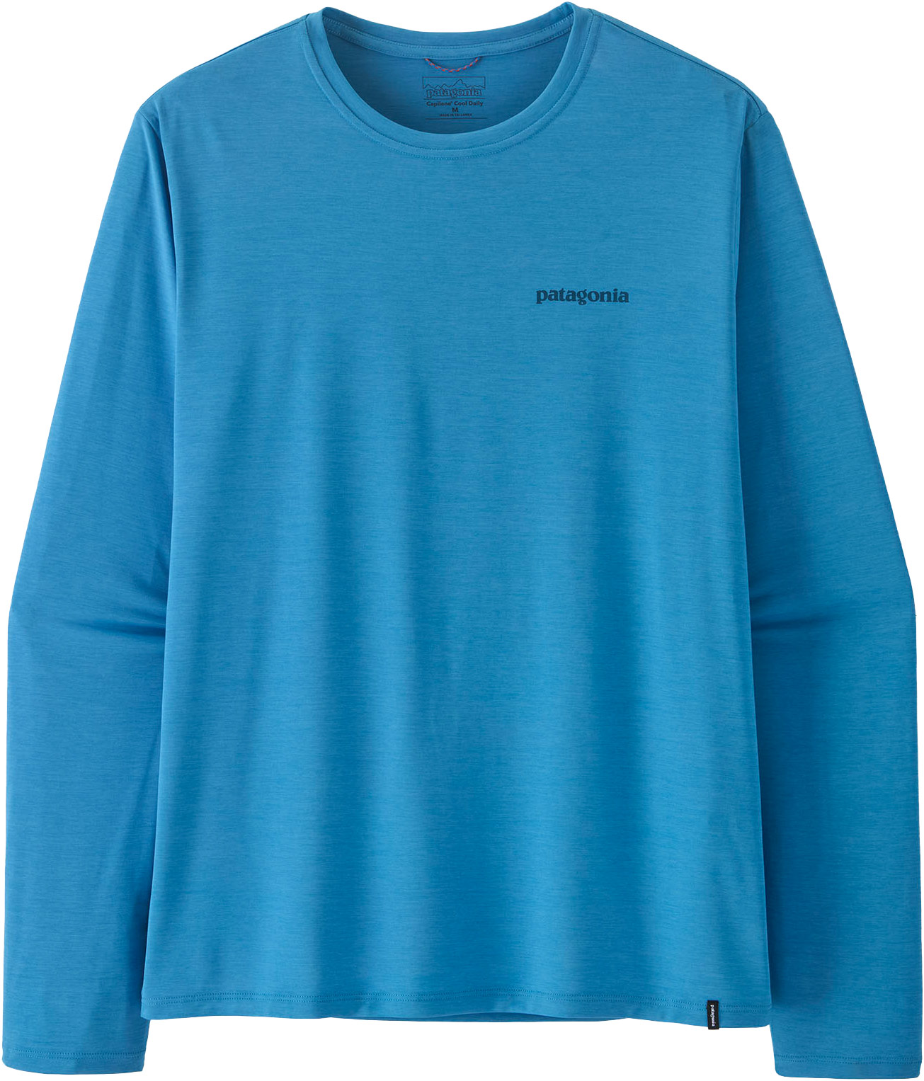 T-shirt de randonnée léger et respirant à manches longues - M's L/S Cap Cool Daily Shirt Boardshort Logo Shore Blue Light X-Dye