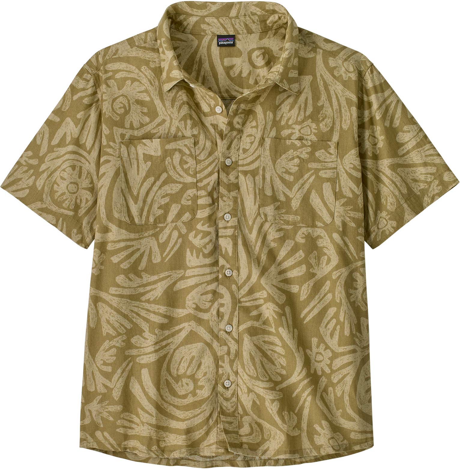 Chemise légère et respirante en chanvre et coton biologique - M's Back Step Shirt Earthen Weathered Stone en Coton - Taille L
