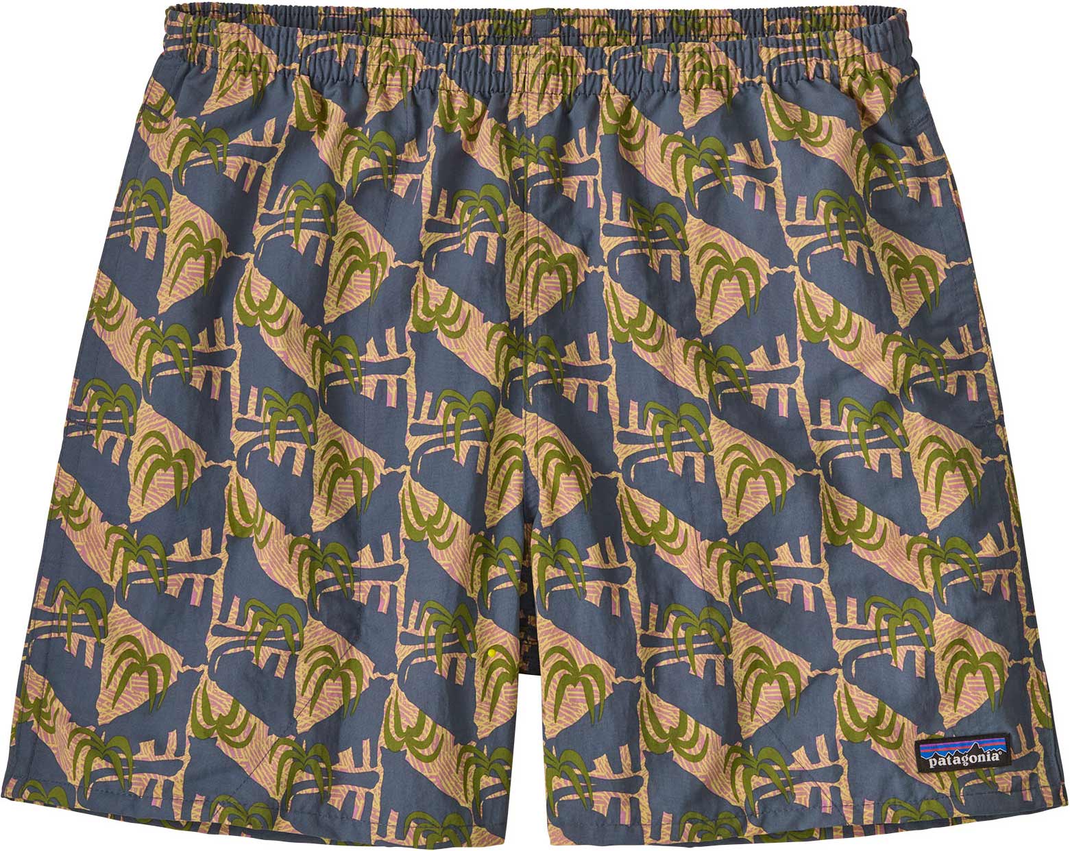 Short déperlant léger - M's Baggies Shorts 5 in. Jaguar Geo Dolomite Blue en Nylon - Taille S - Bleu