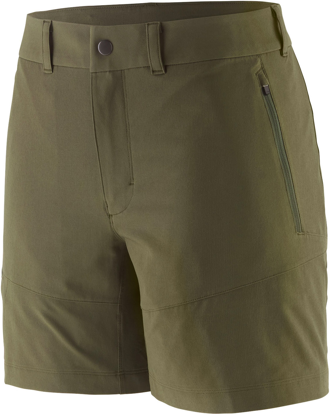 Short déperlant stretch - W's Terravia Trail Shorts 6 in. Basin Green - Taille 2 US - Vert